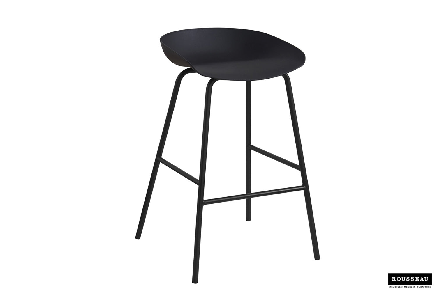 Counterstoel 'Anna' PP Zwart