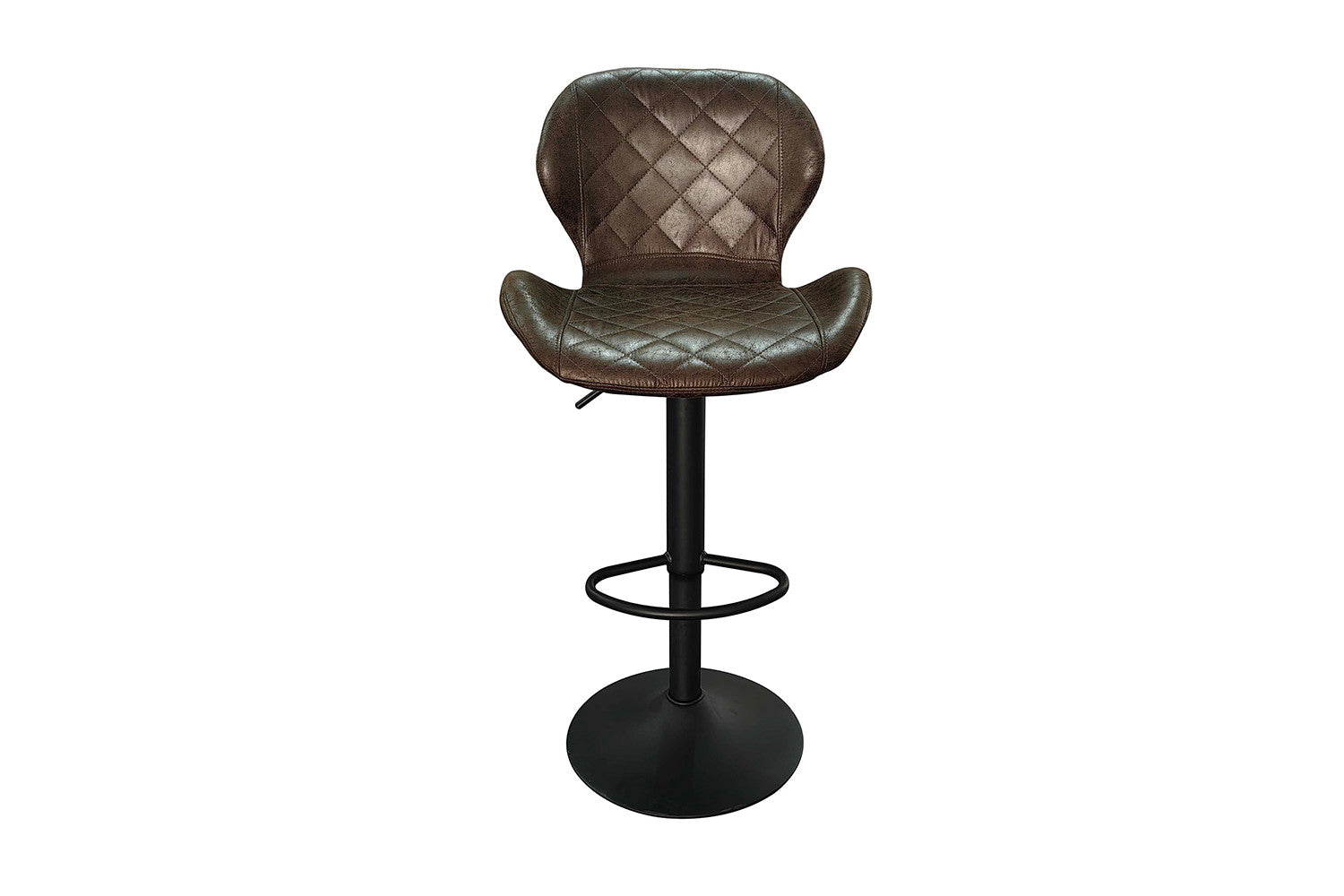 Barstoel 'Malaga' PU Ote Topper 05 Donkerbruin