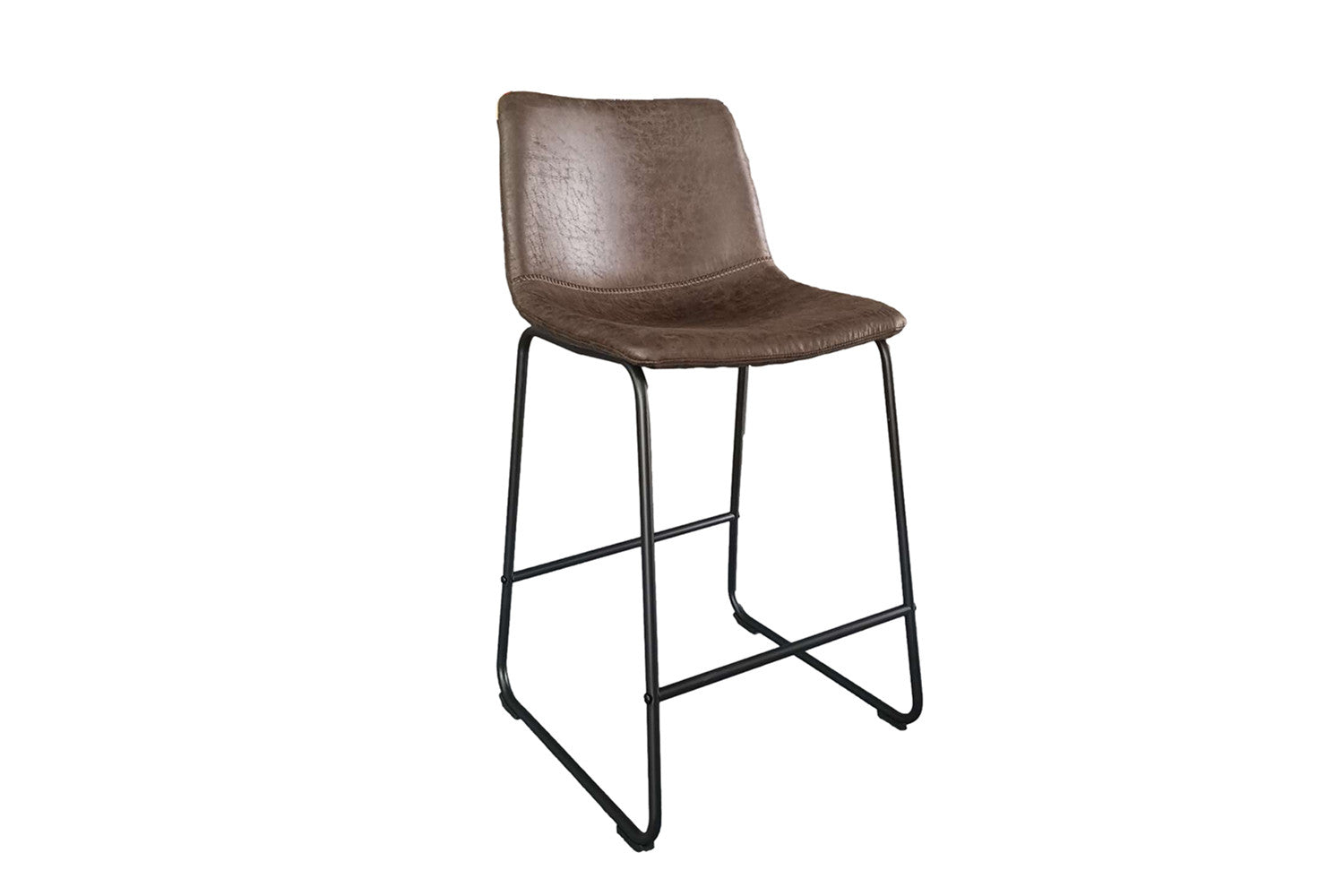 Counterstoel 'Mancia' PU Ote Topper 05 Donkerbruin