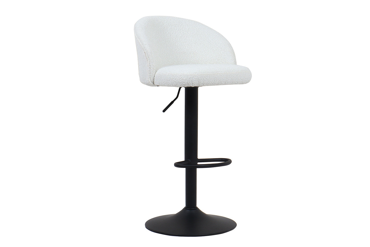 Barstoel 'Arda' Bouclé Wit