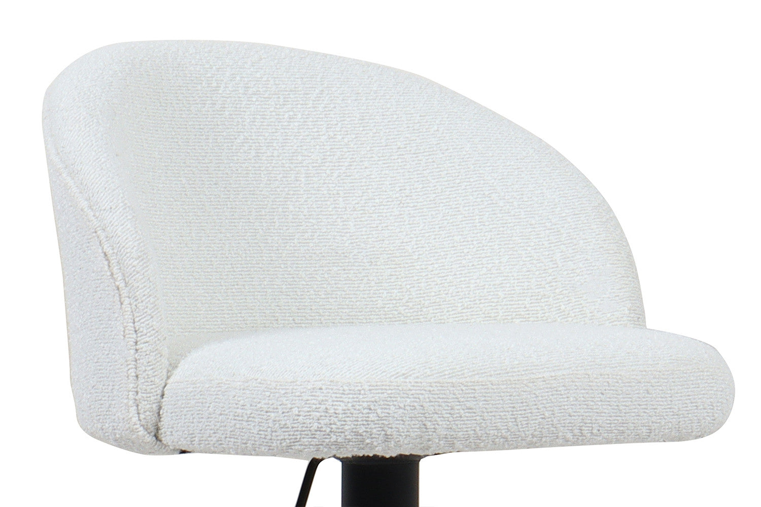 Barstoel 'Arda' Bouclé Wit