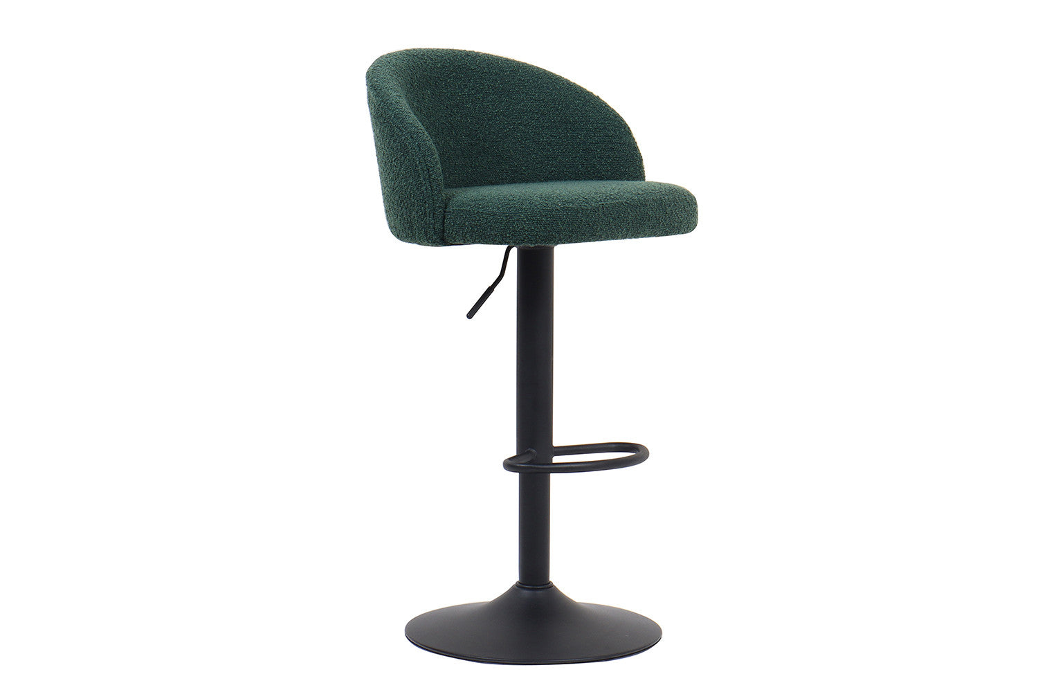 Barstoel 'Arda' Bouclé Groen