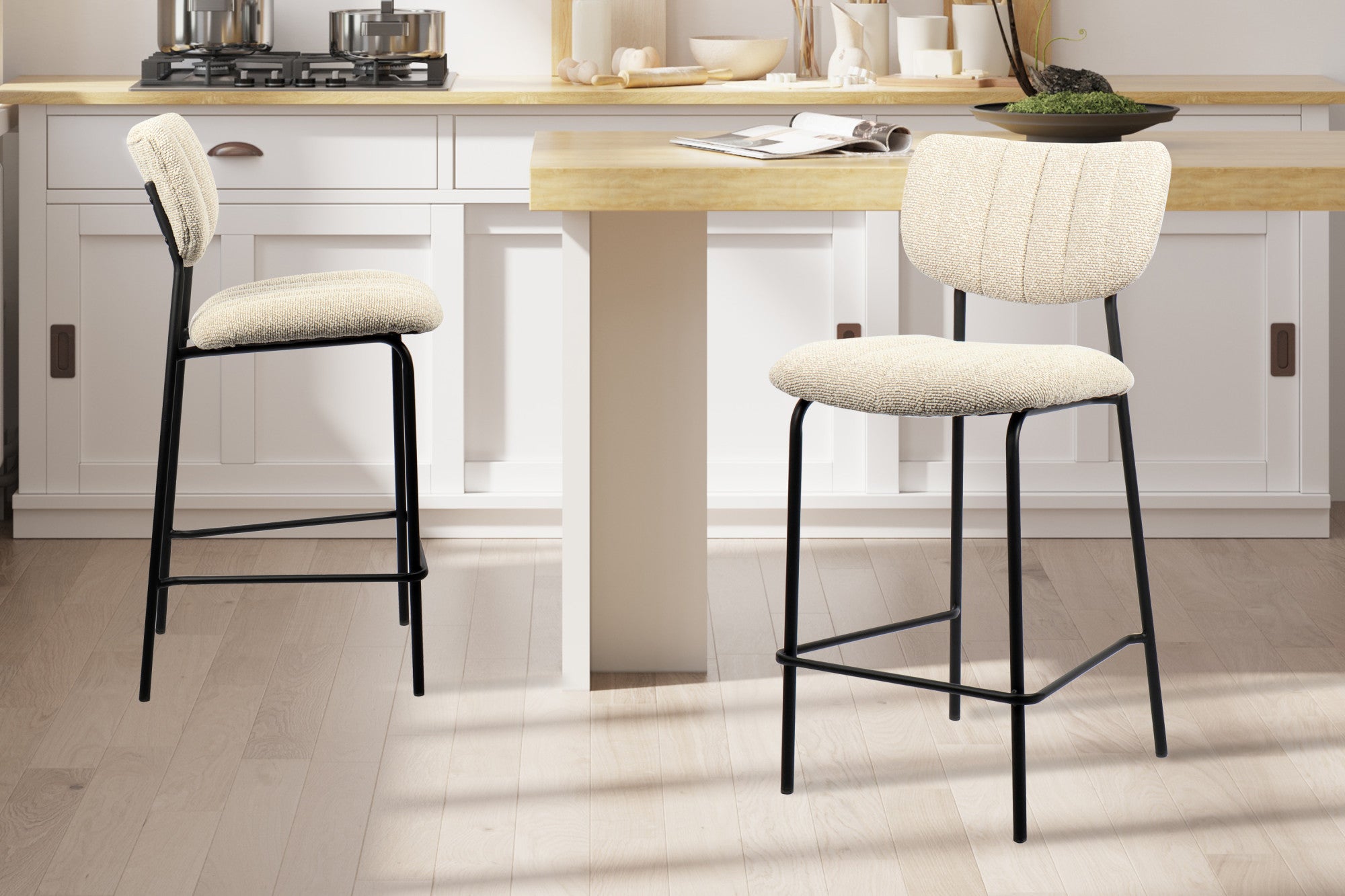 Counterstoel 'Antura' Stof Ote Lisa 110 Beige