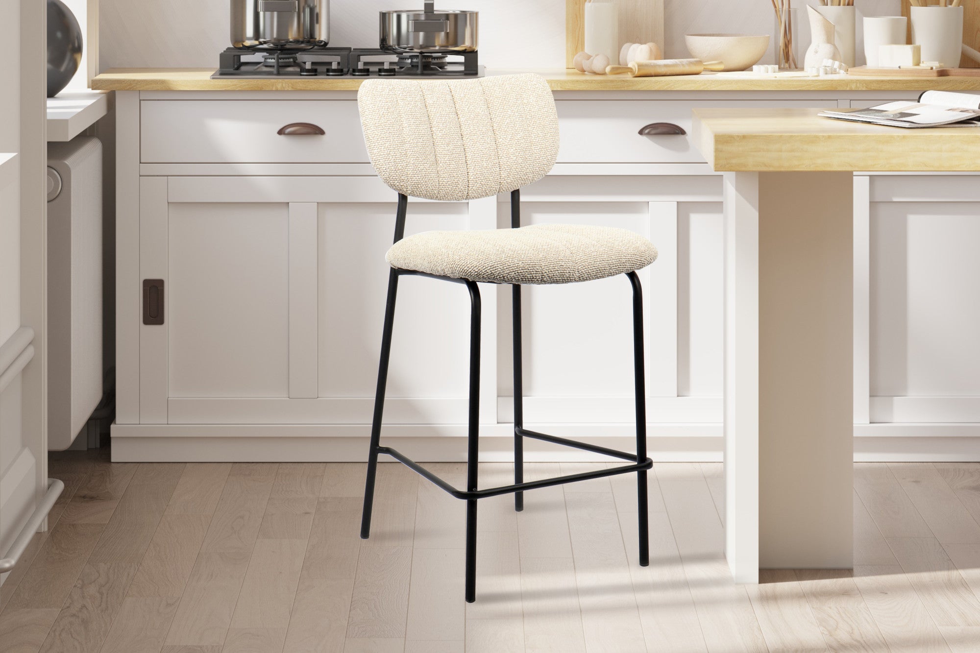 Counterstoel 'Antura' Stof Ote Lisa 110 Beige