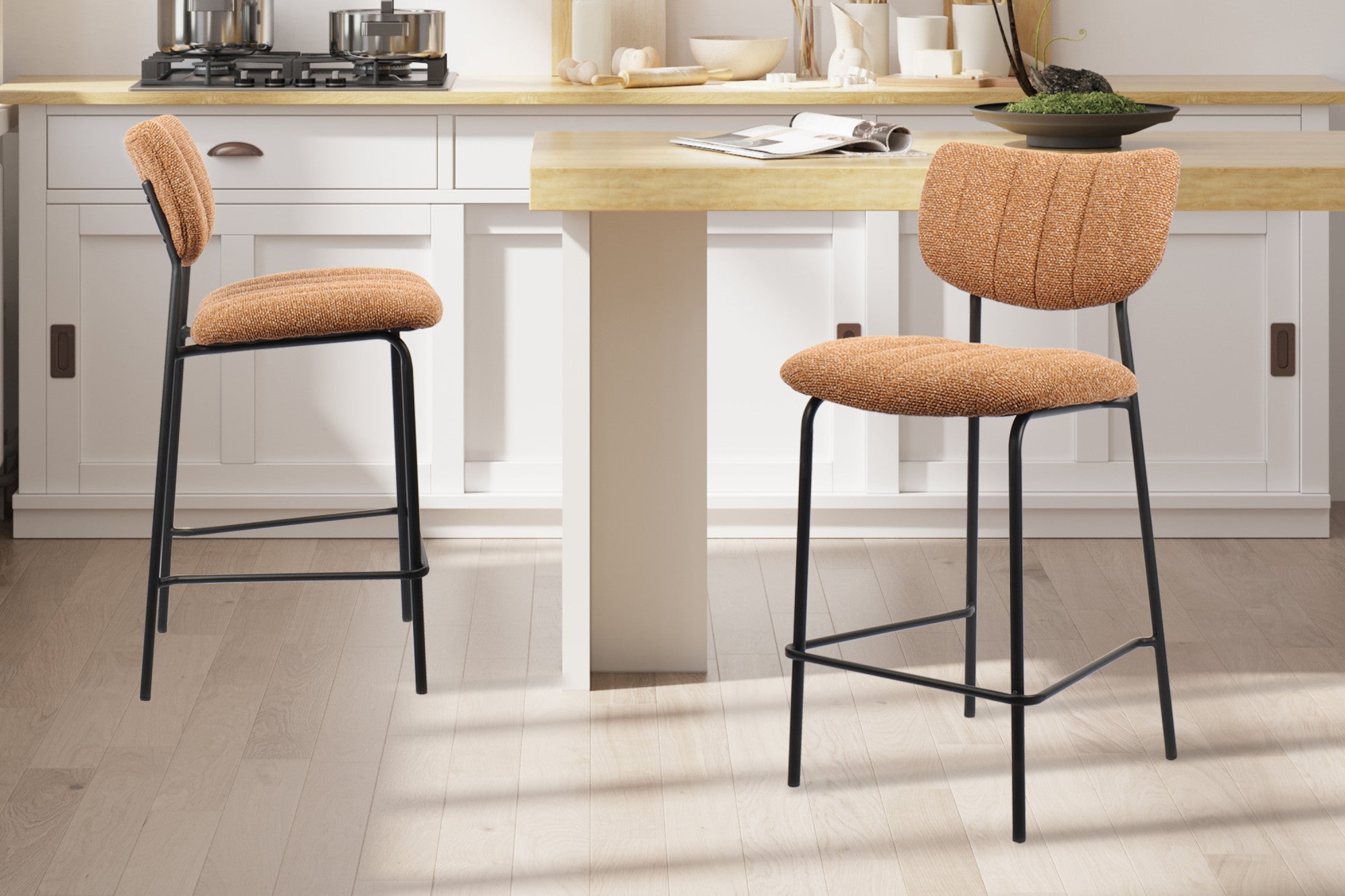 Counterstoel 'Antura' Stof Ote Lisa 251 Oranje