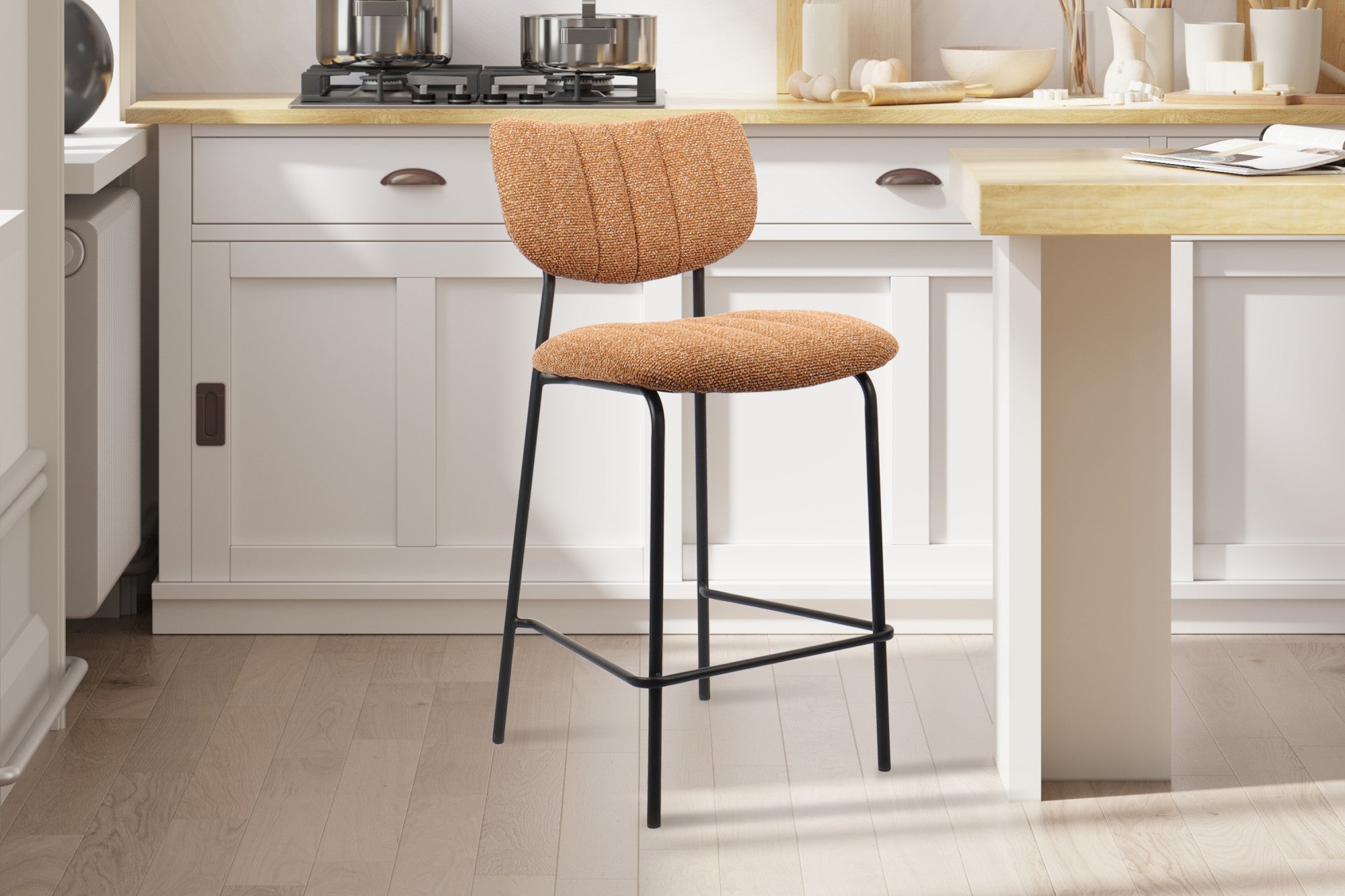 Counterstoel 'Antura' Stof Ote Lisa 251 Oranje