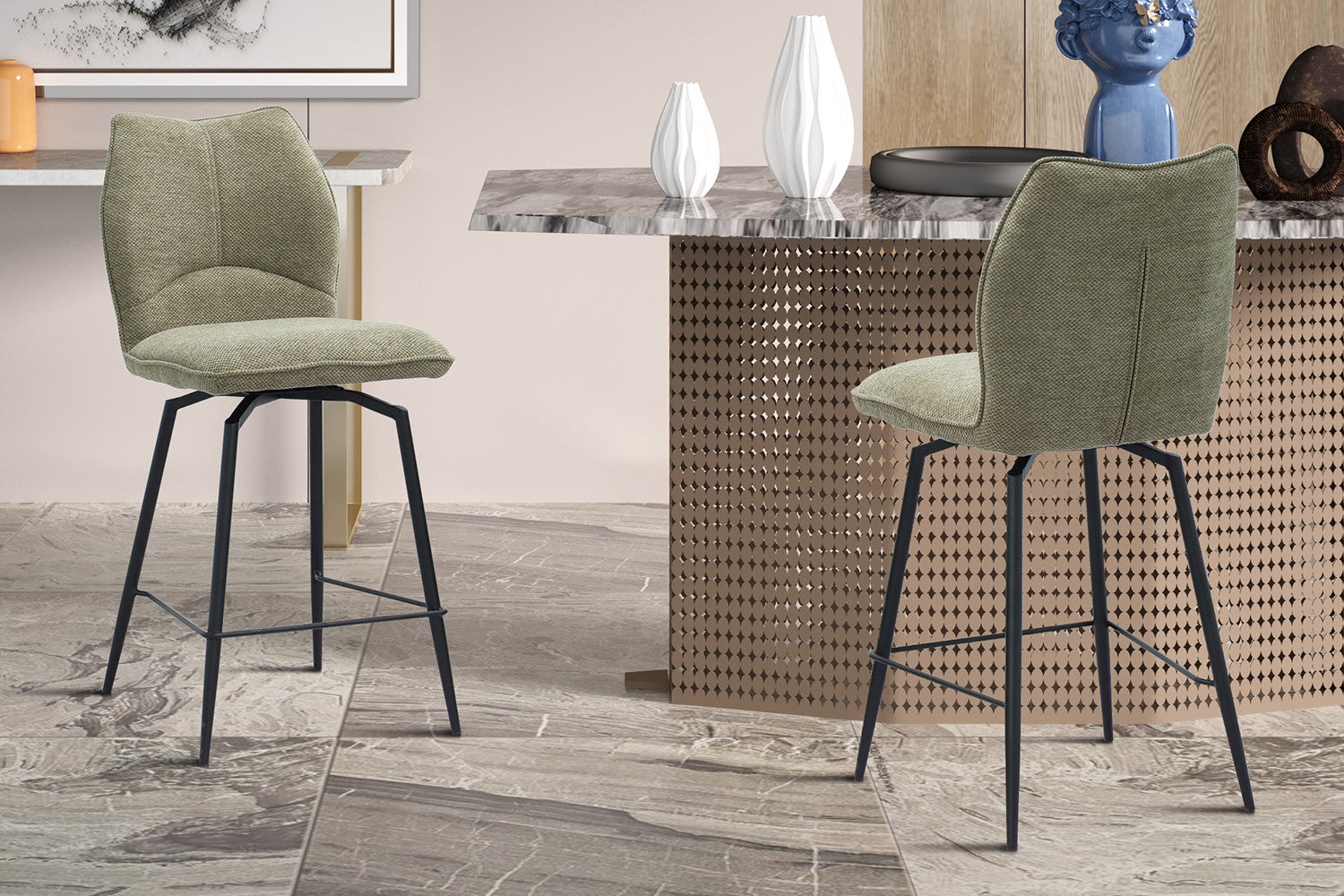 Baliestoel 'Lara' Stof Ote Sea 173 Draaibaar Zand