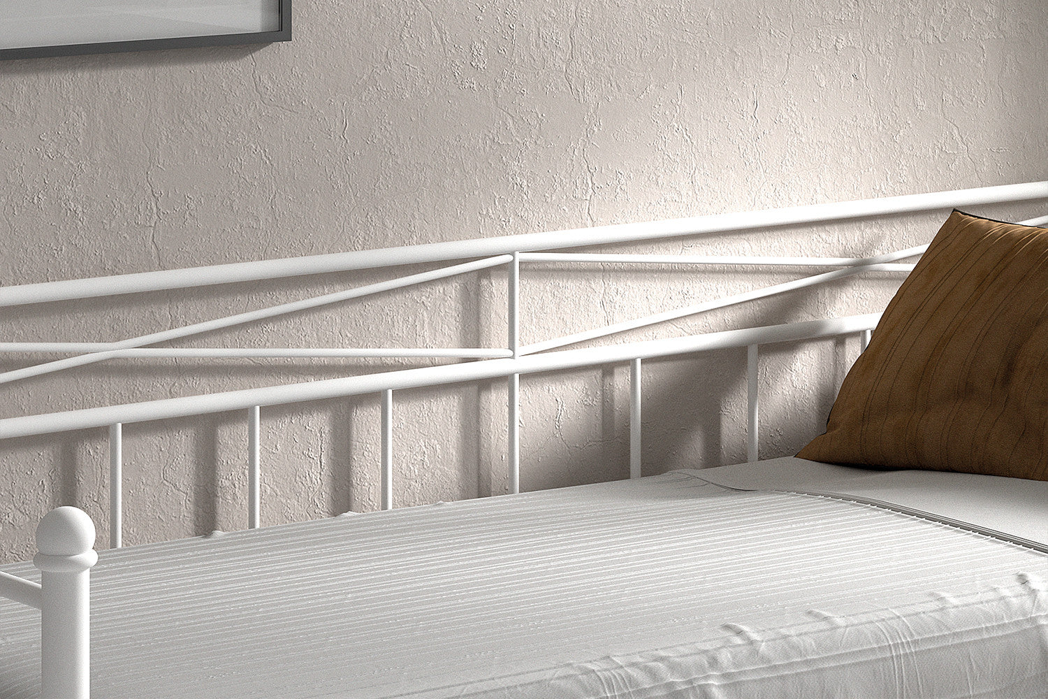 Bed 'Sablo' 90x200 met lattenbodem Wit