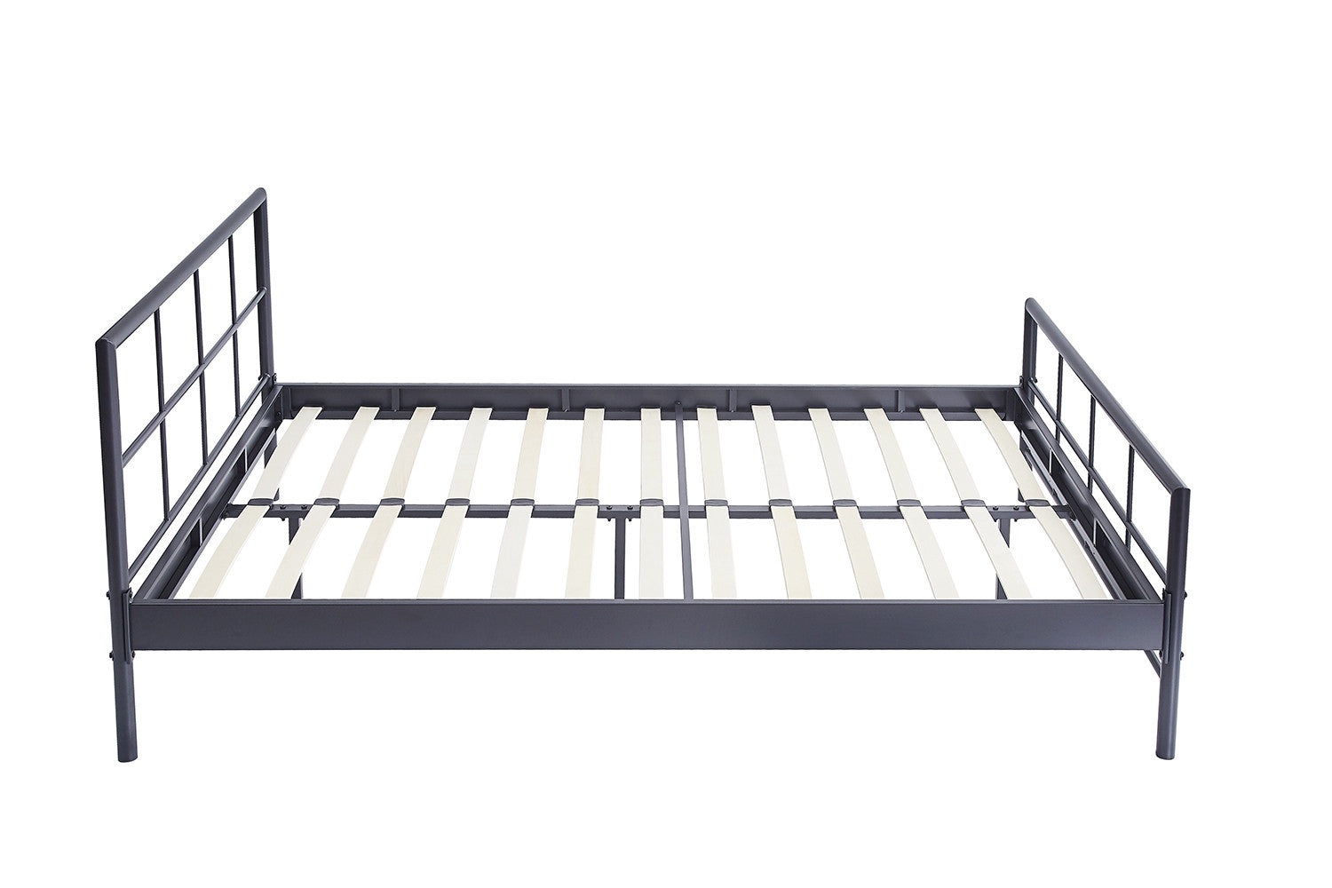 Bed 'Davy 160x200 Metaal Donkergrijs