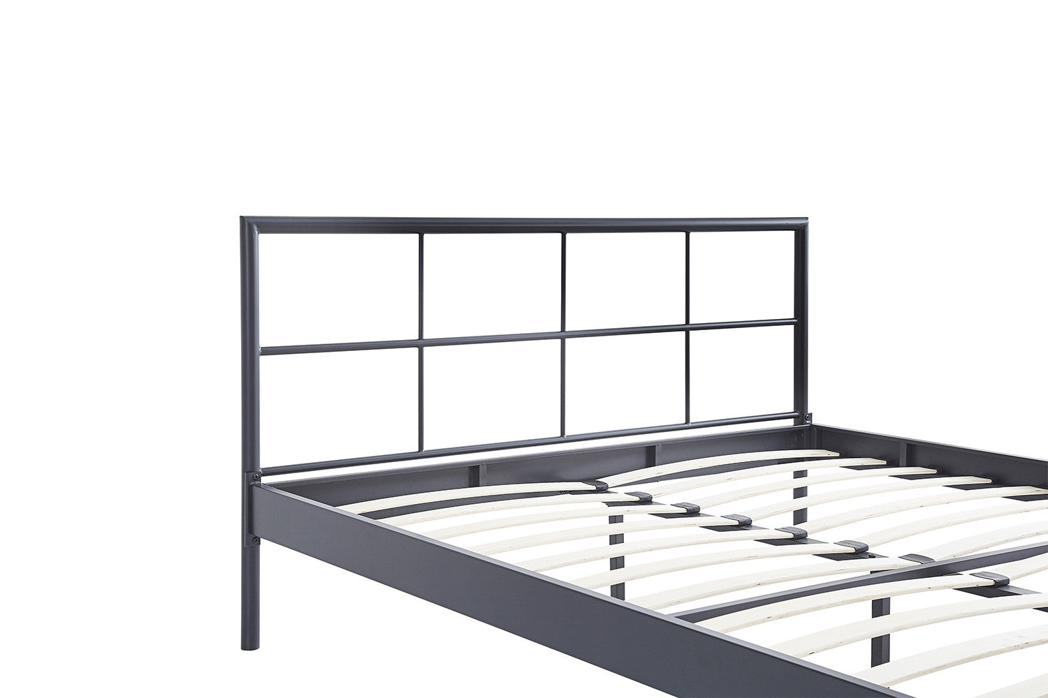 Bed 'Davy 160x200 Metaal Donkergrijs