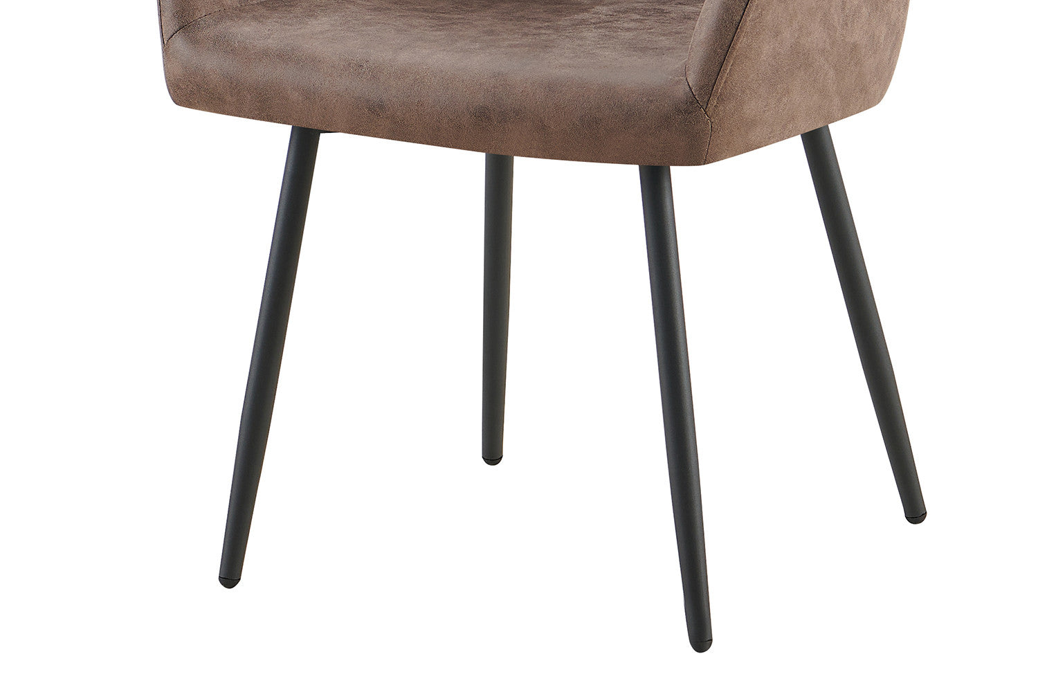 Stoel 'Peron' Microvezel PU Bruin