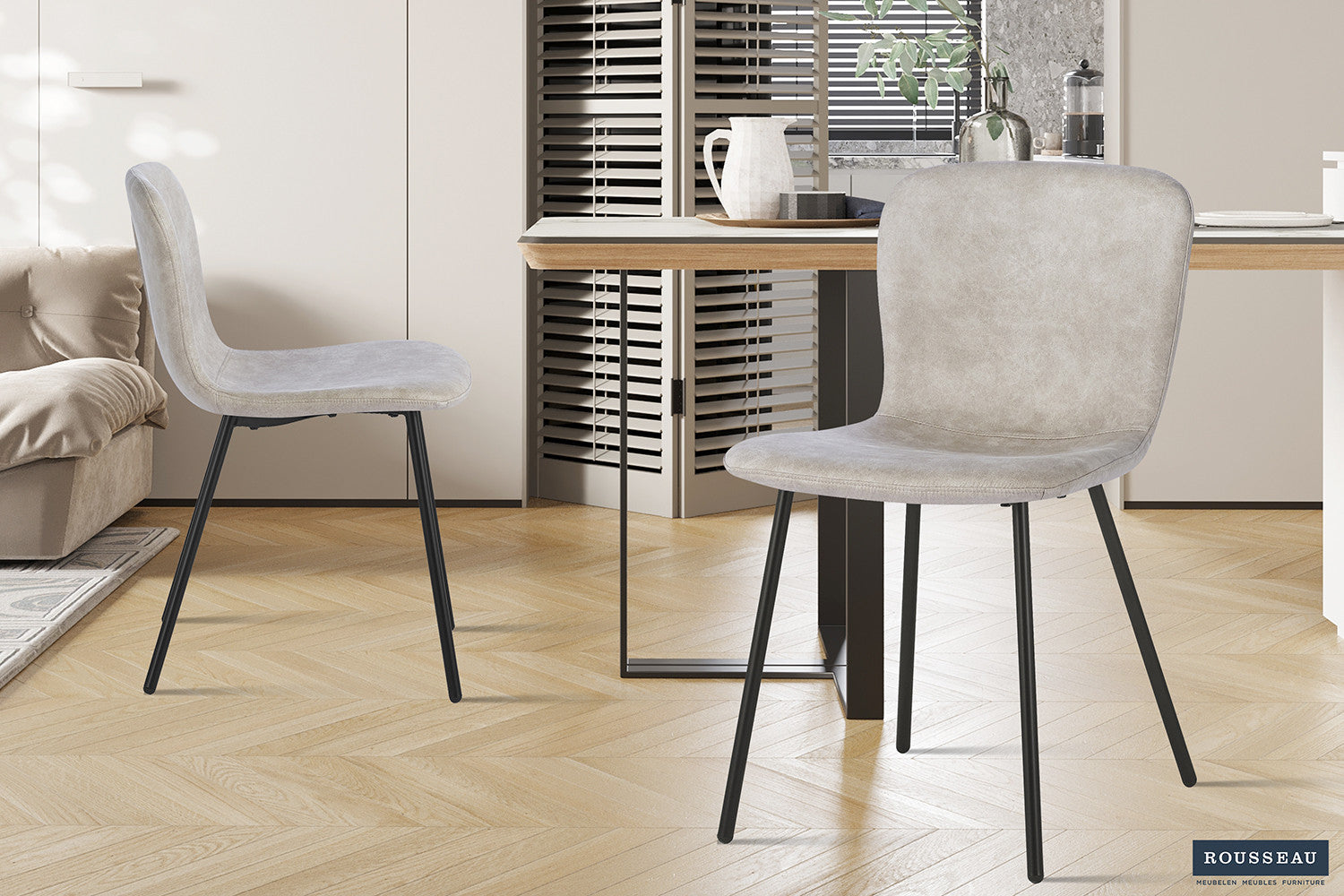 Stoel 'Susan' PU Beige