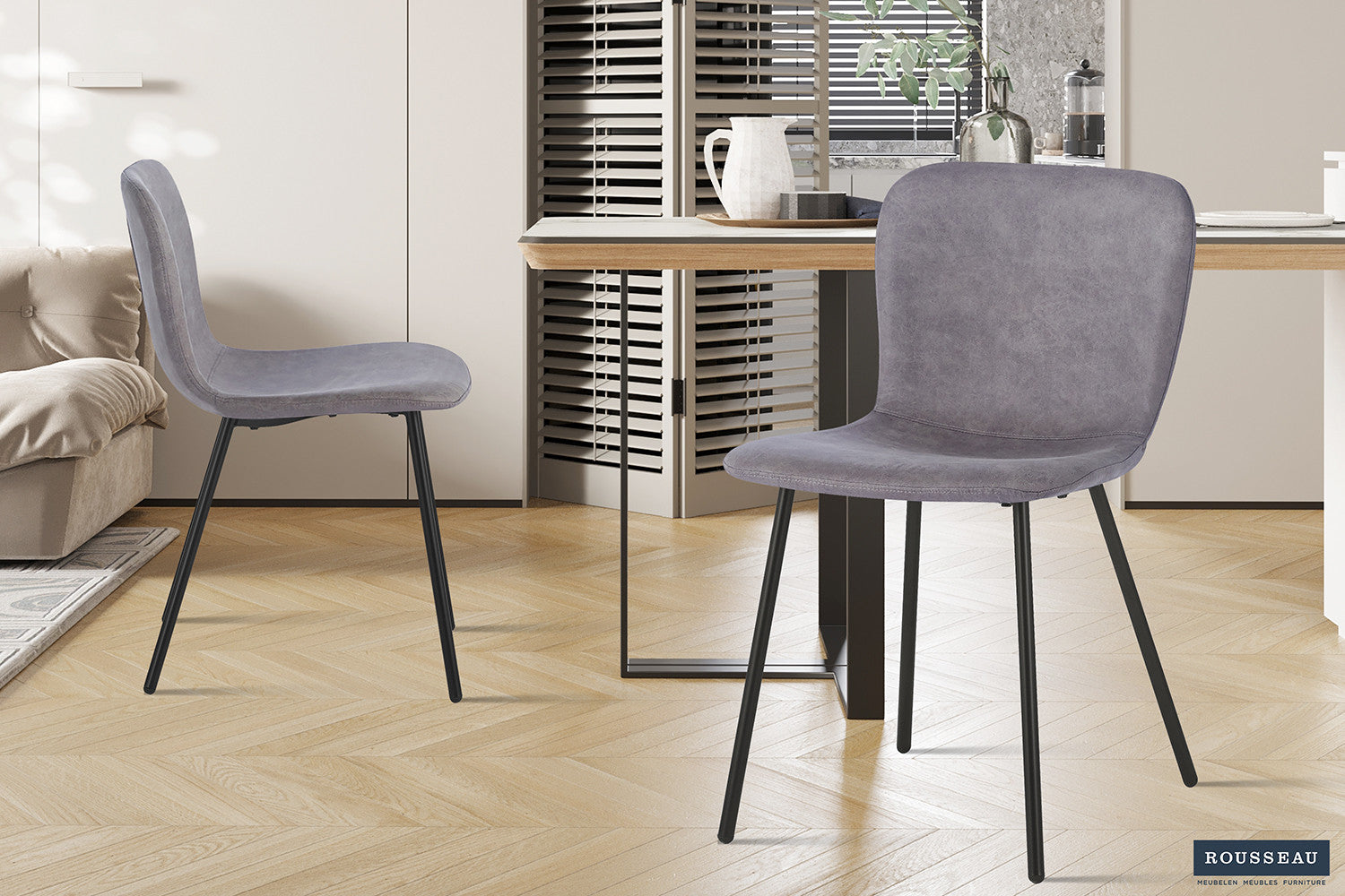 Stoel 'Susan' PU Taupe