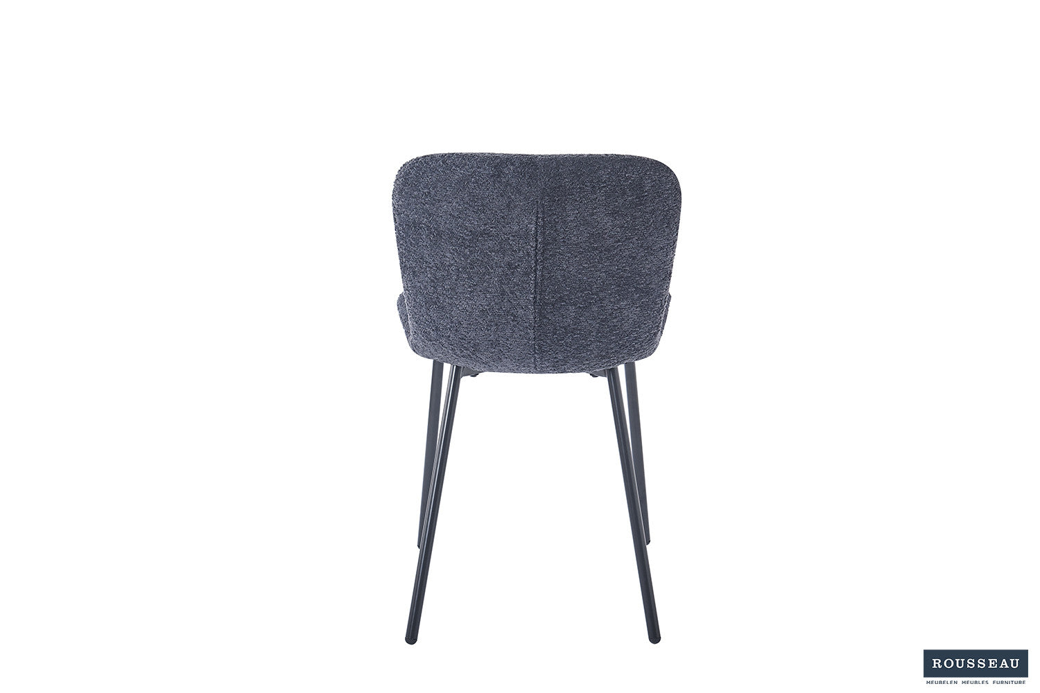 Stoel 'Susan' Bouclé Donkergrijs