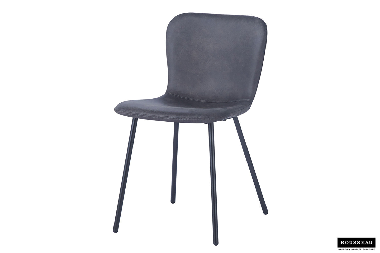 Stoel 'Susan' PU Donkergrijs