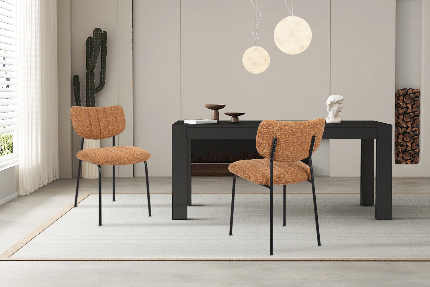 Stoel 'Antura' Stof Ote Lisa 251 Oranje