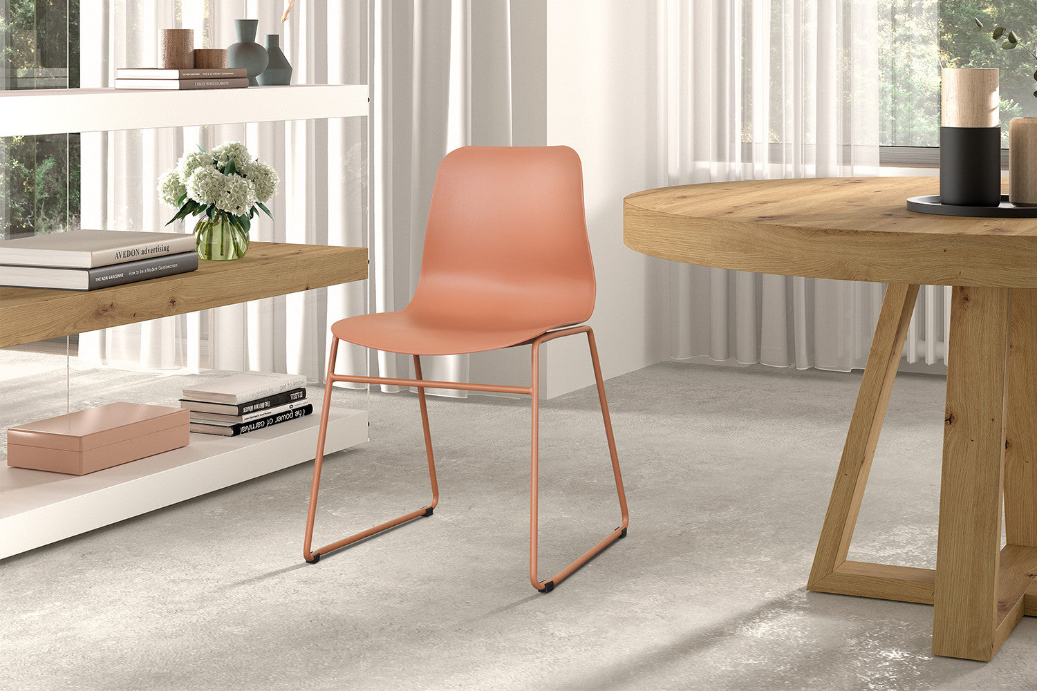 Stoel 'Marie' PP Terracotta