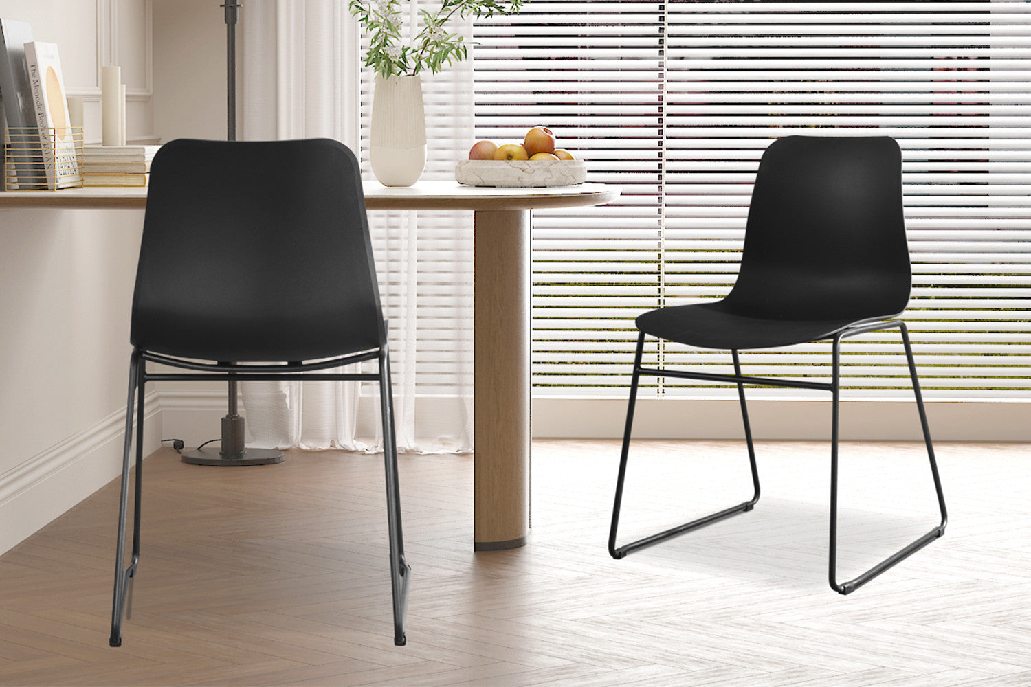 Stoel 'Marie' PP Zwart