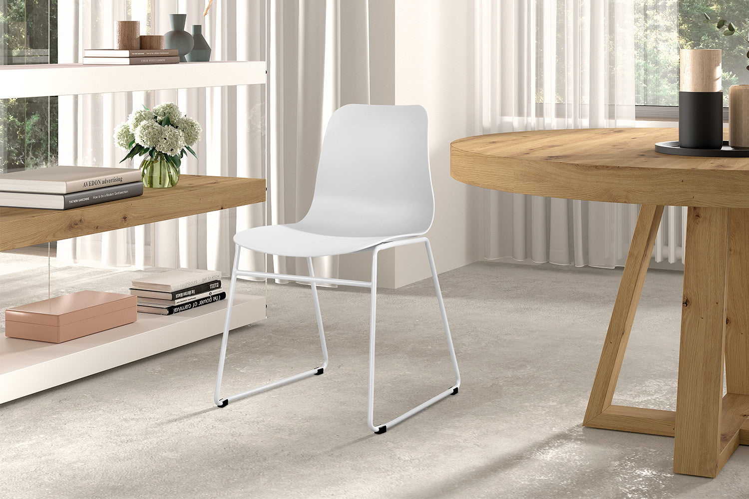 Stoel 'Marie' PP Wit