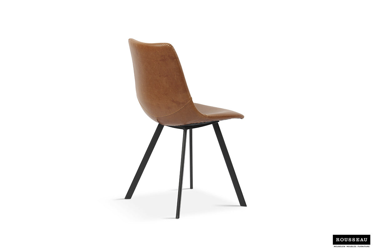 Stoel 'Oslo' PU Cognac