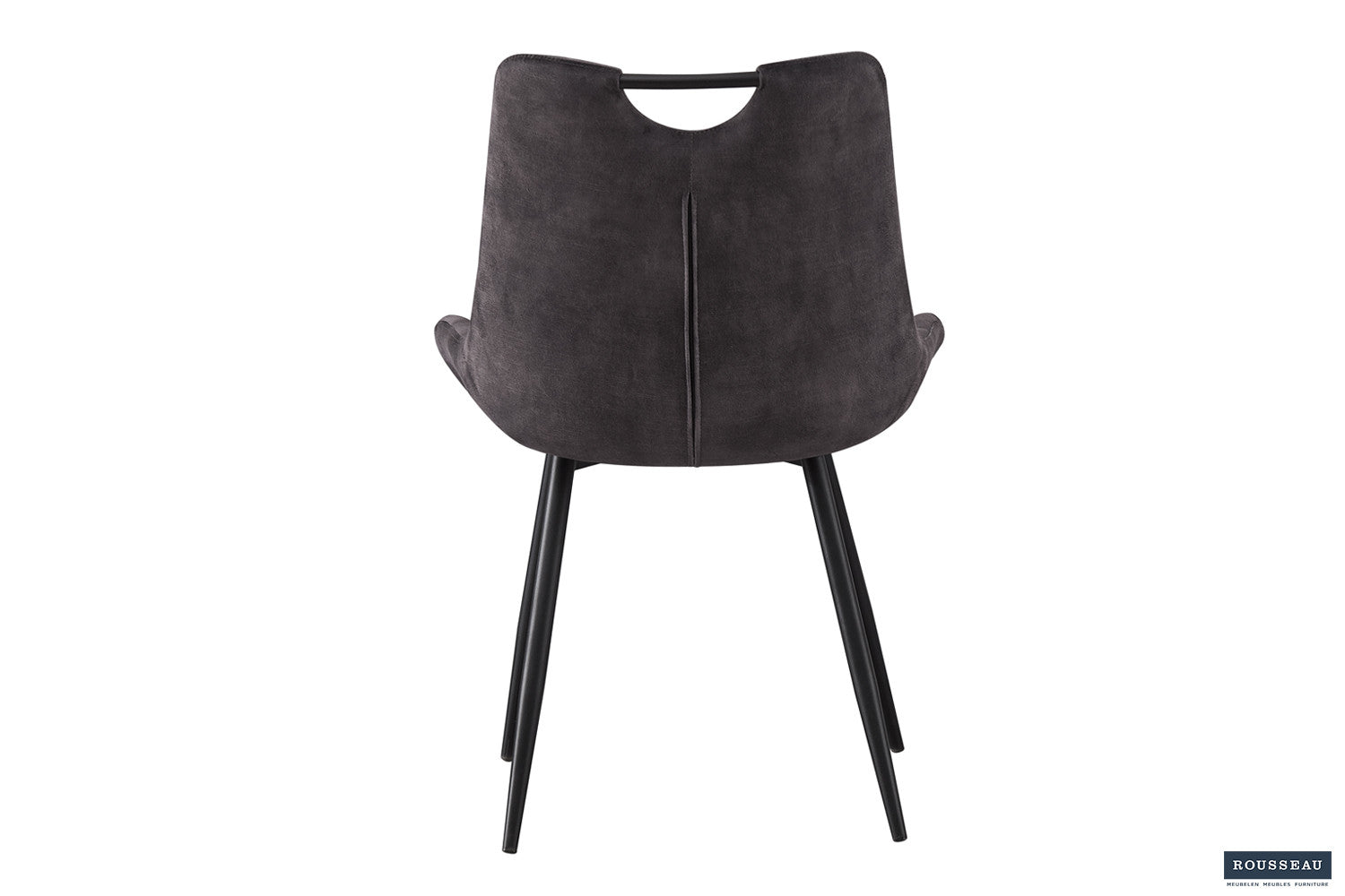 Stoel 'Nina' Fluweel Grijs