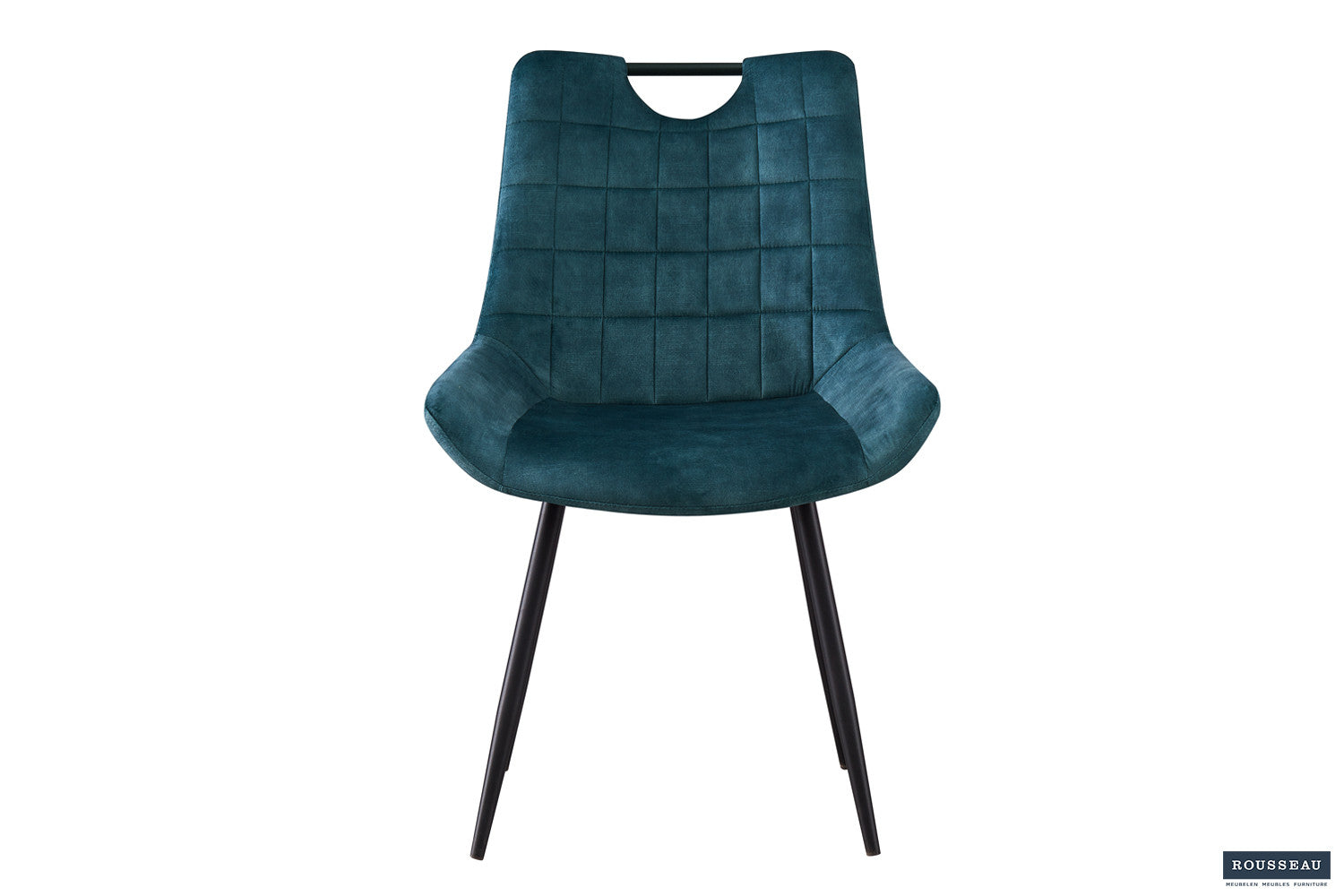 Stoel 'Nina' Fluweel Petrol