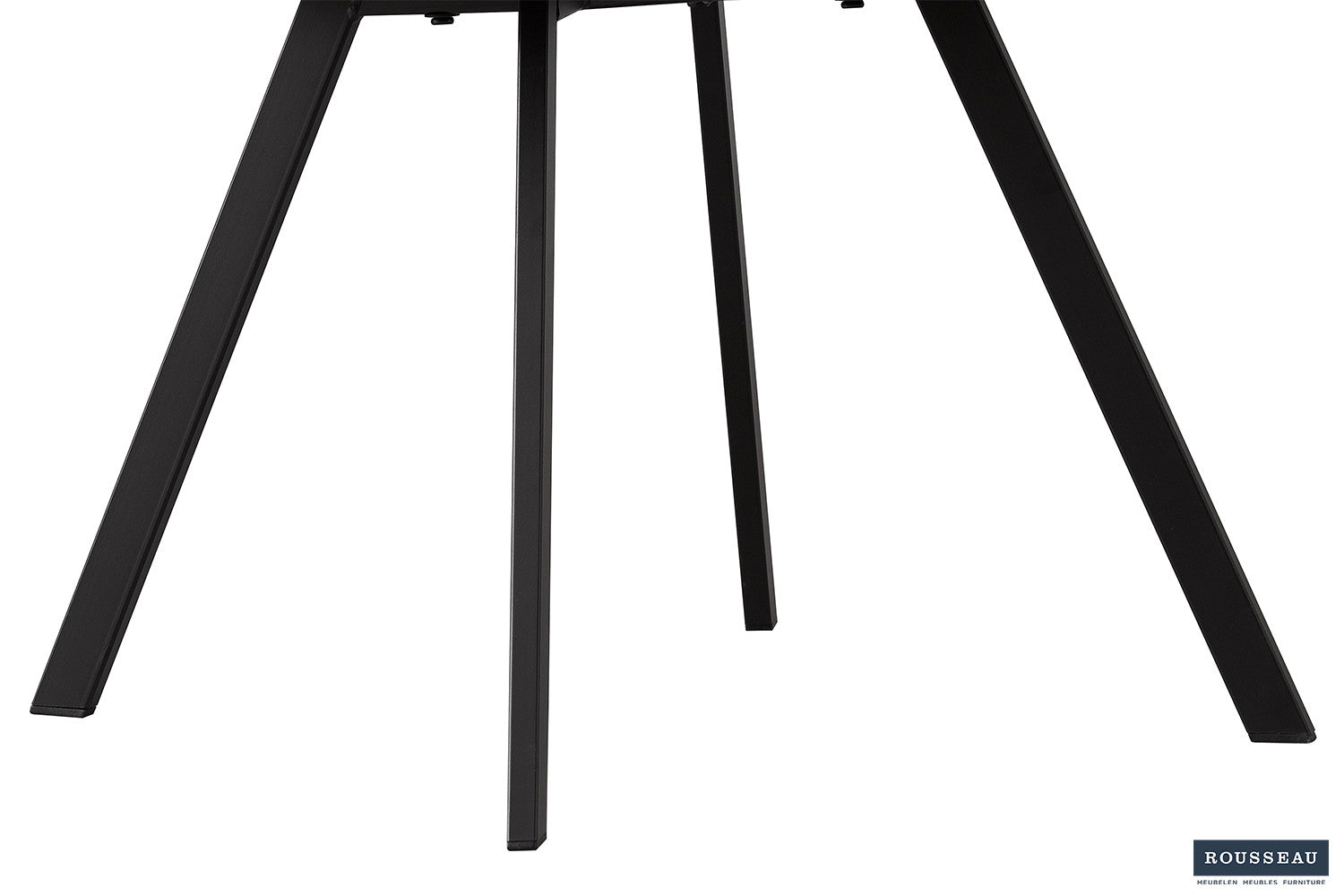 Stoel 'Filou' Bouclé Grijs Vloerkleed PU Lichtgrijs