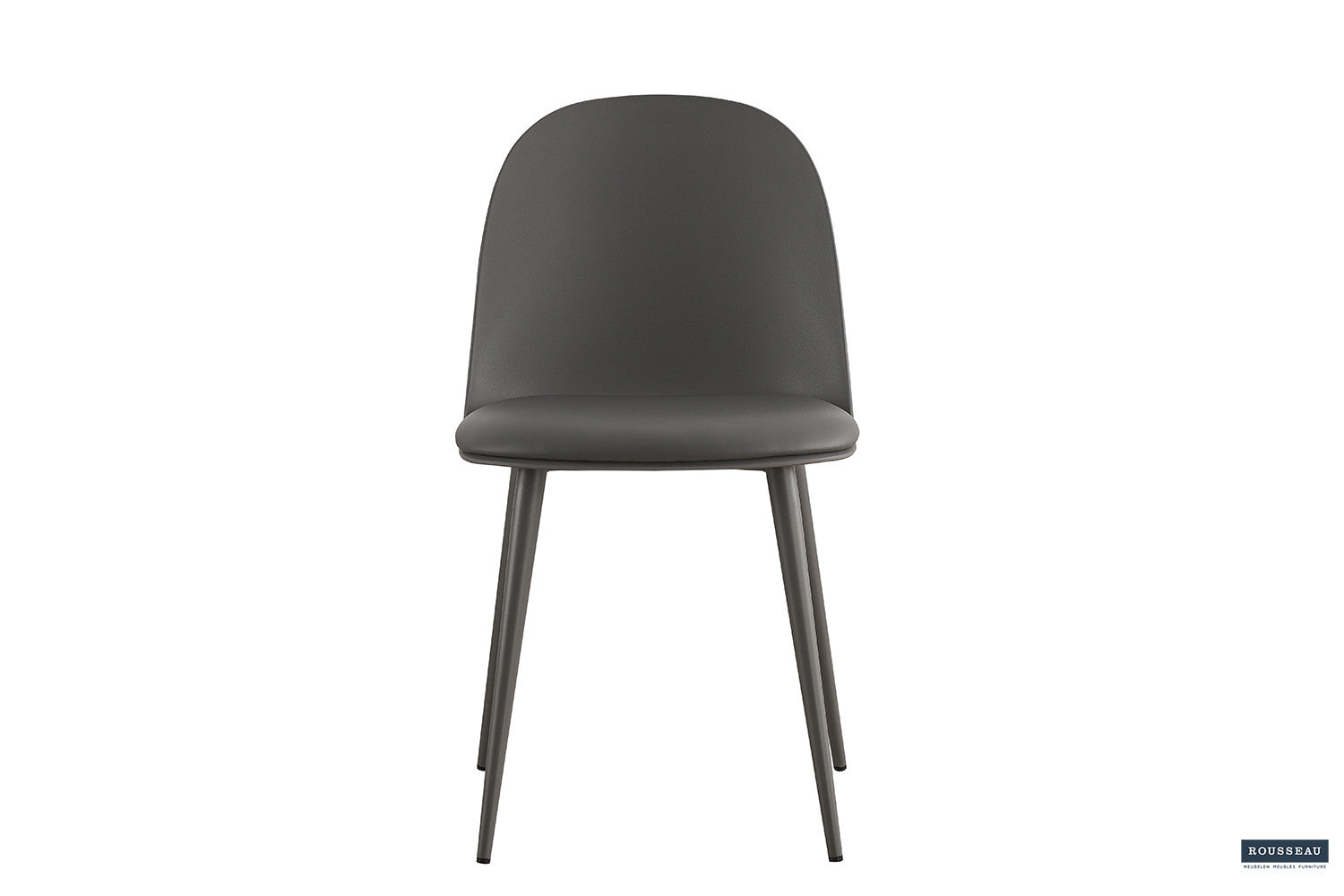 Stoel 'Jasmin' Zitting PP kussen PU Grijs