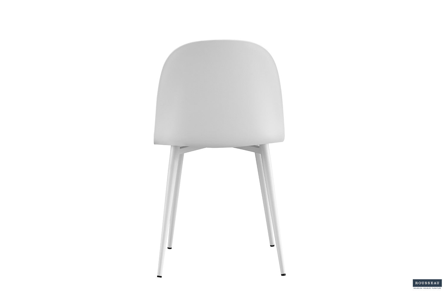 Stoel 'Jasmin' Zitting PP kussen PU Wit