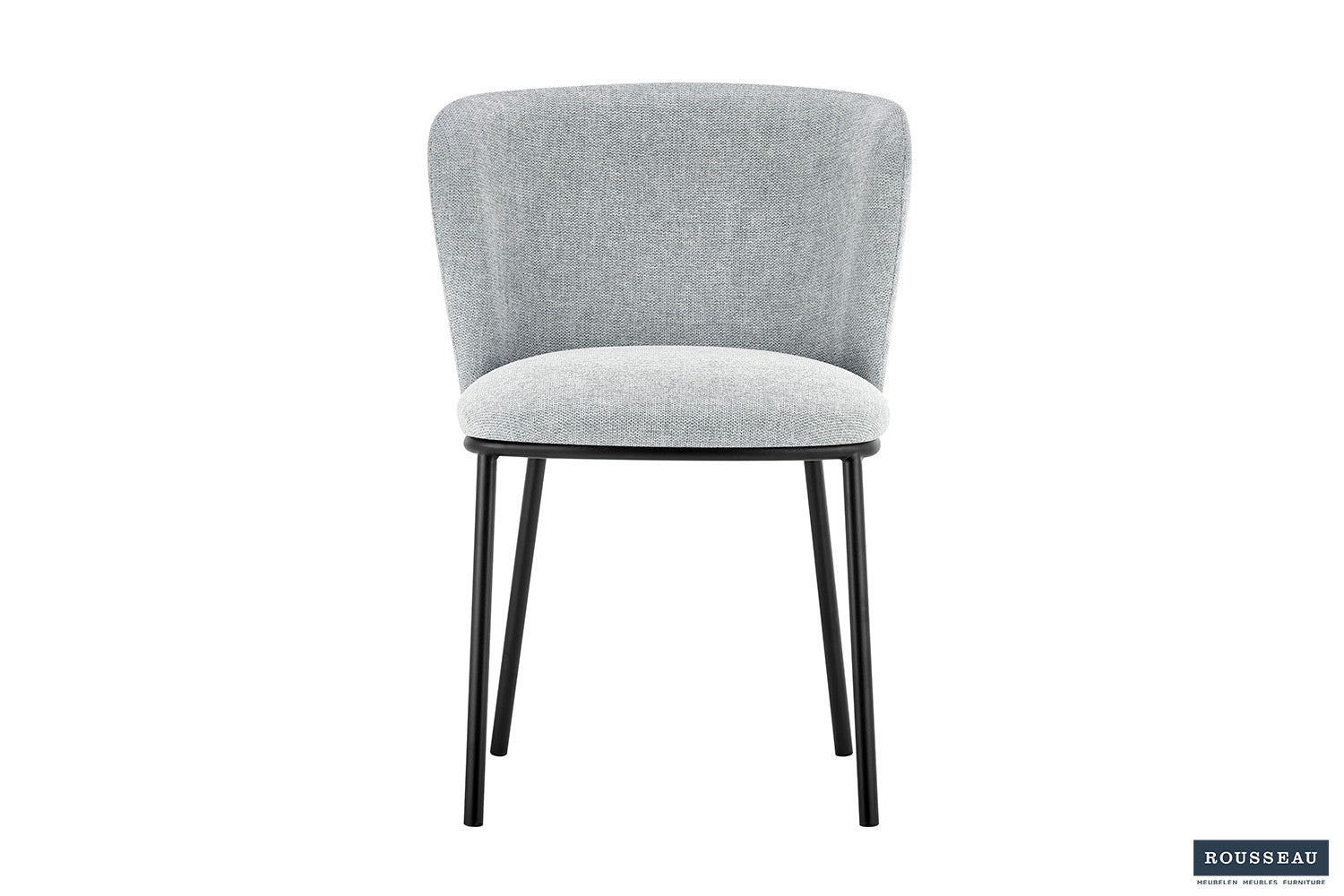 Stoel 'Arthur' Stof Ote Belfast 41 Lichtgrijs