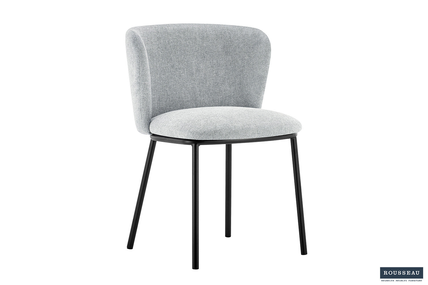 Stoel 'Arthur' Stof Ote Belfast 41 Lichtgrijs