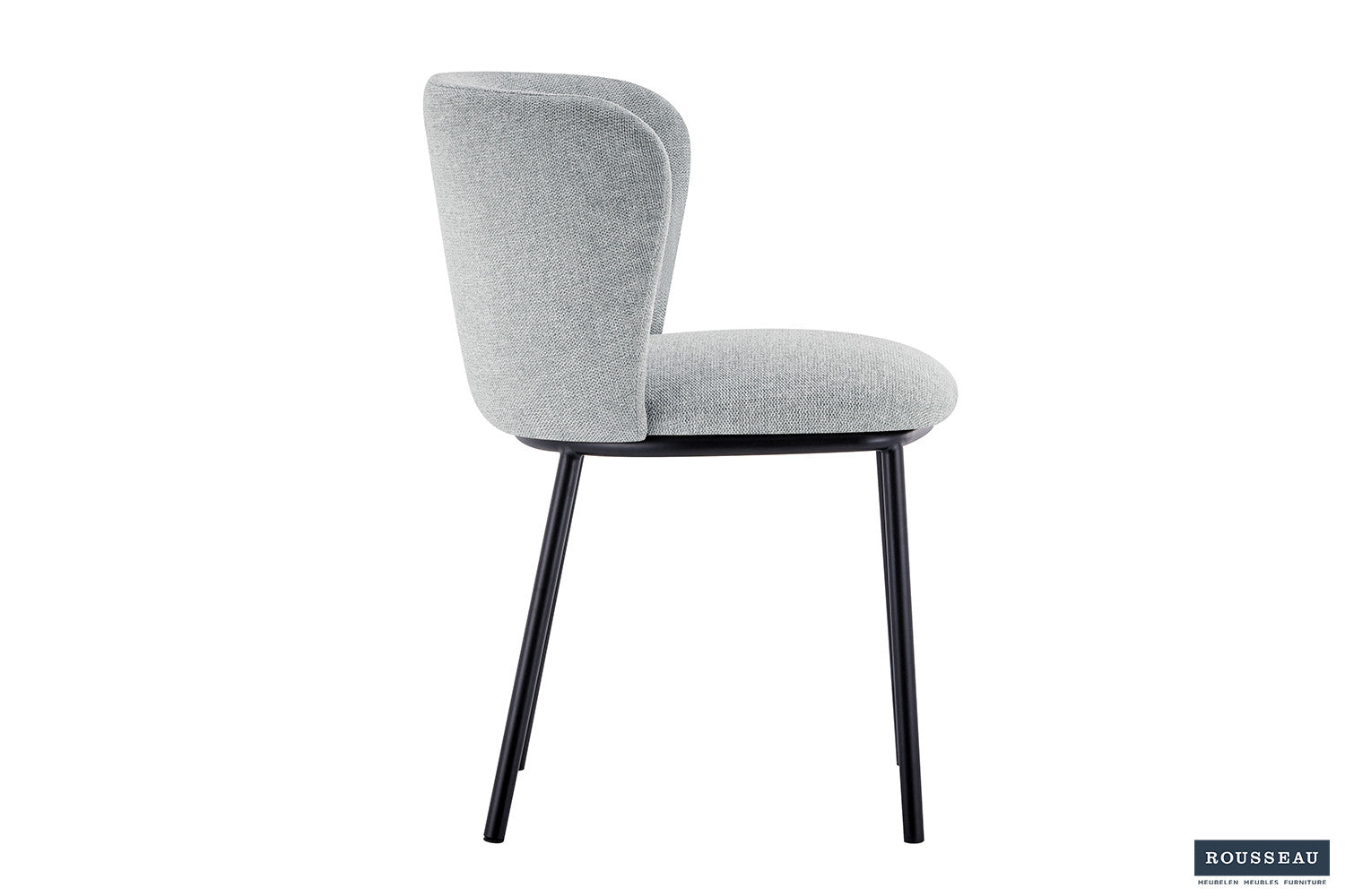 Stoel 'Arthur' Stof Ote Belfast 41 Lichtgrijs