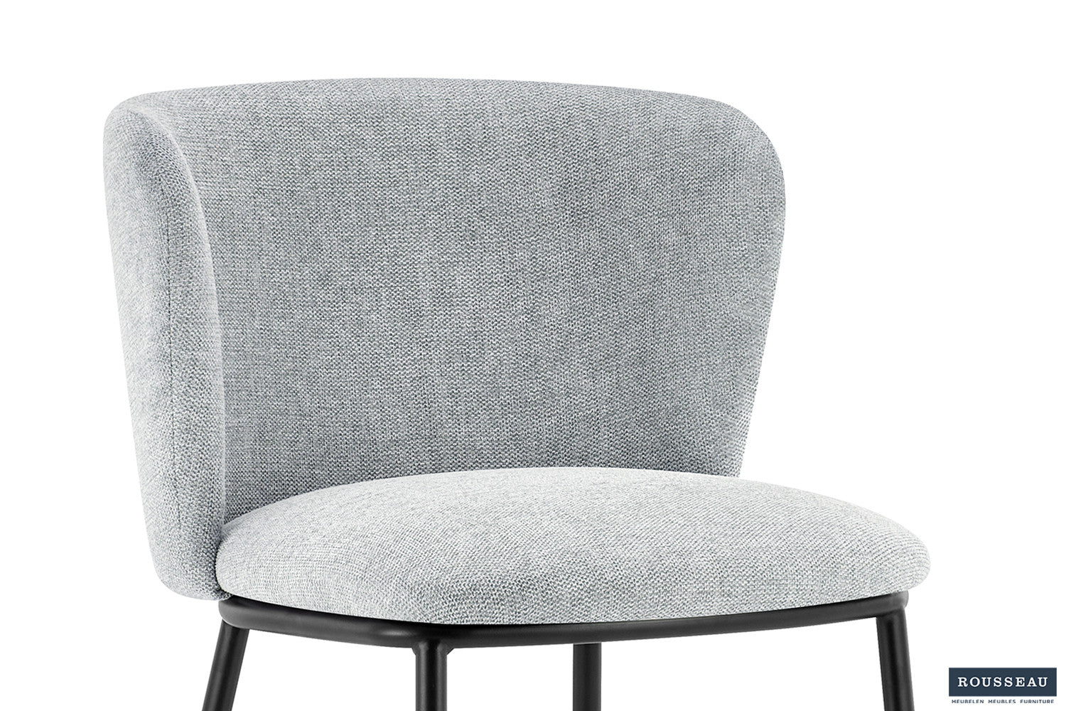 Stoel 'Arthur' Stof Ote Belfast 41 Lichtgrijs