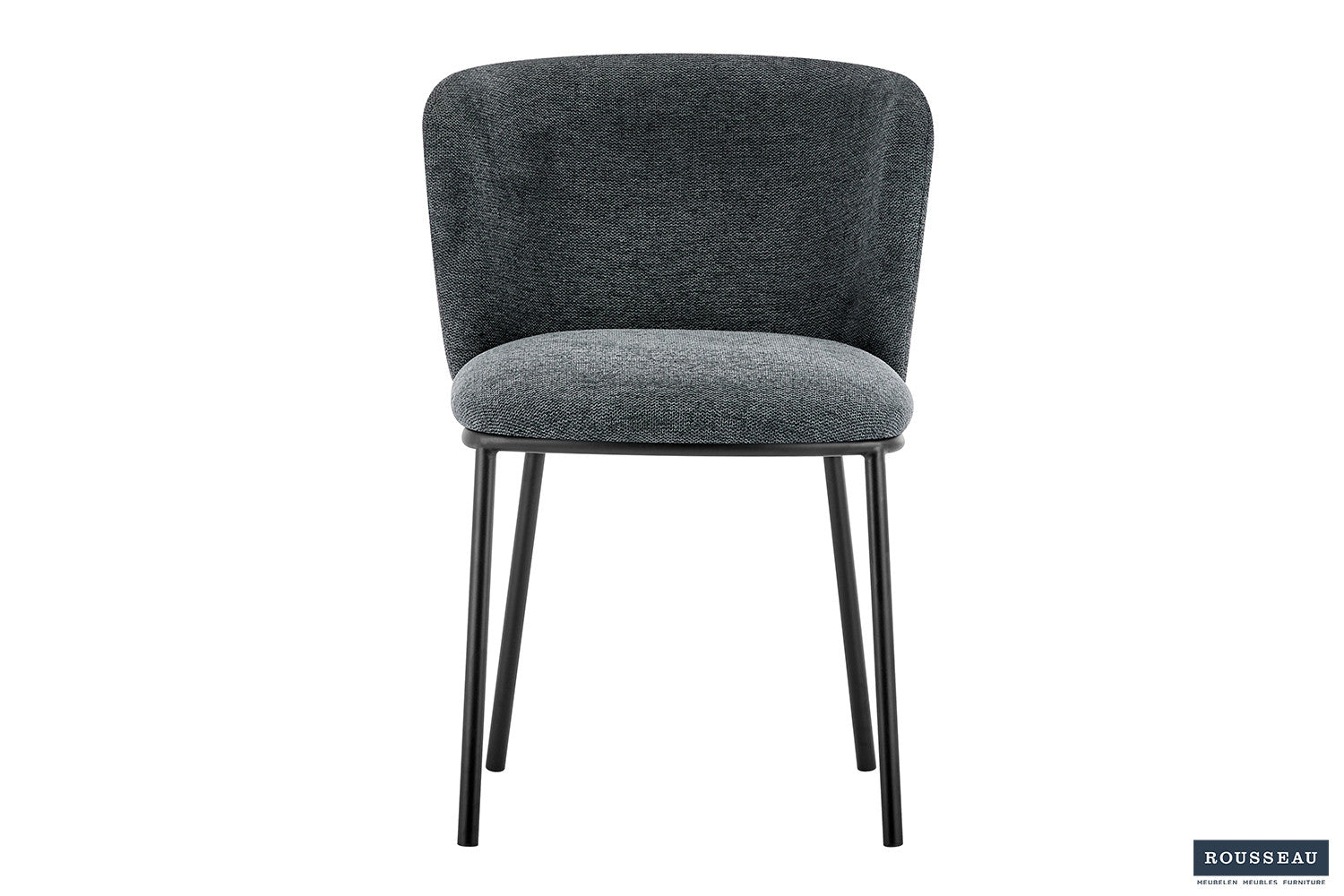 Stoel 'Arthur' Stof Ote Belfast 39 Donkergrijs