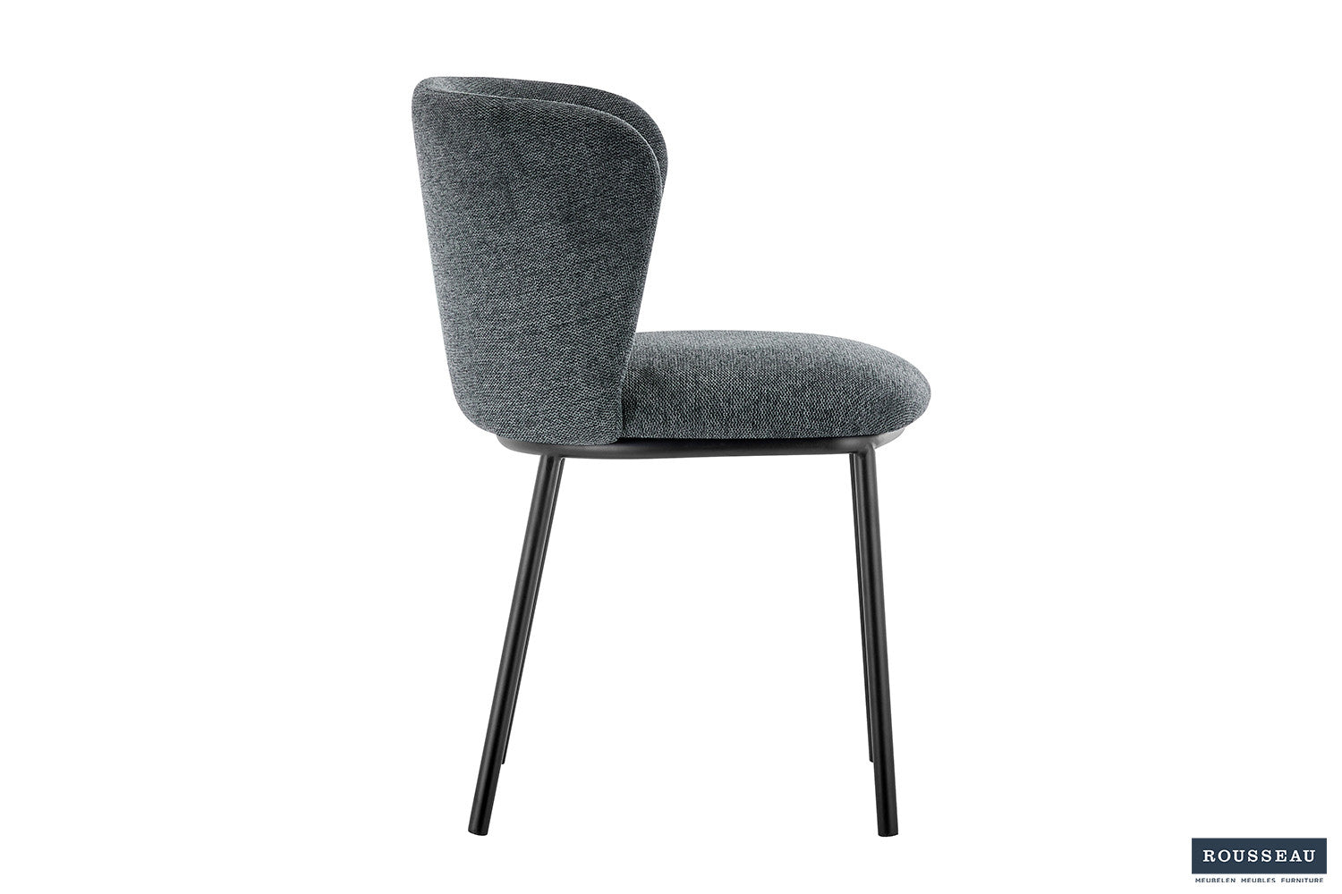 Stoel 'Arthur' Stof Ote Belfast 39 Donkergrijs