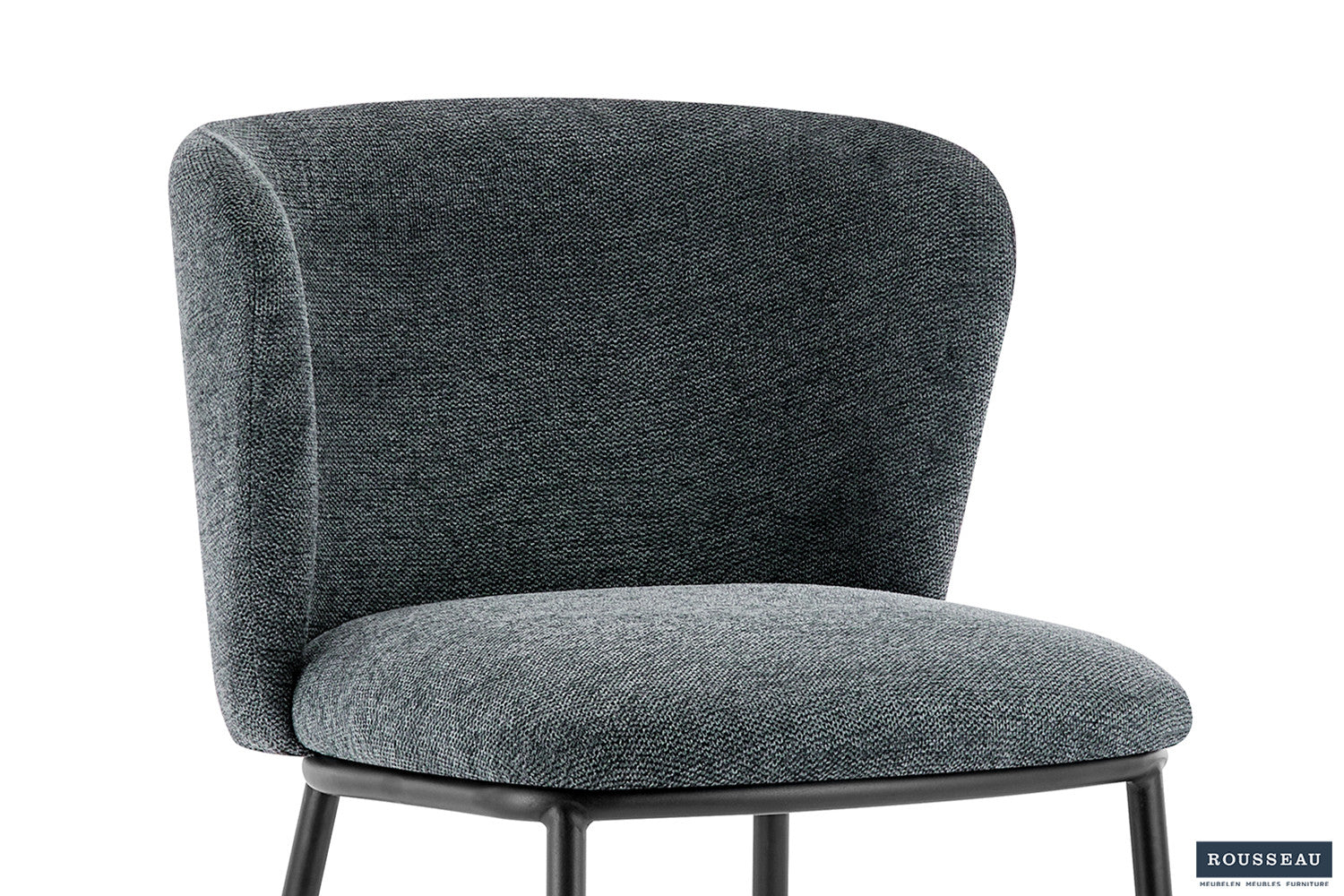 Stoel 'Arthur' Stof Ote Belfast 39 Donkergrijs