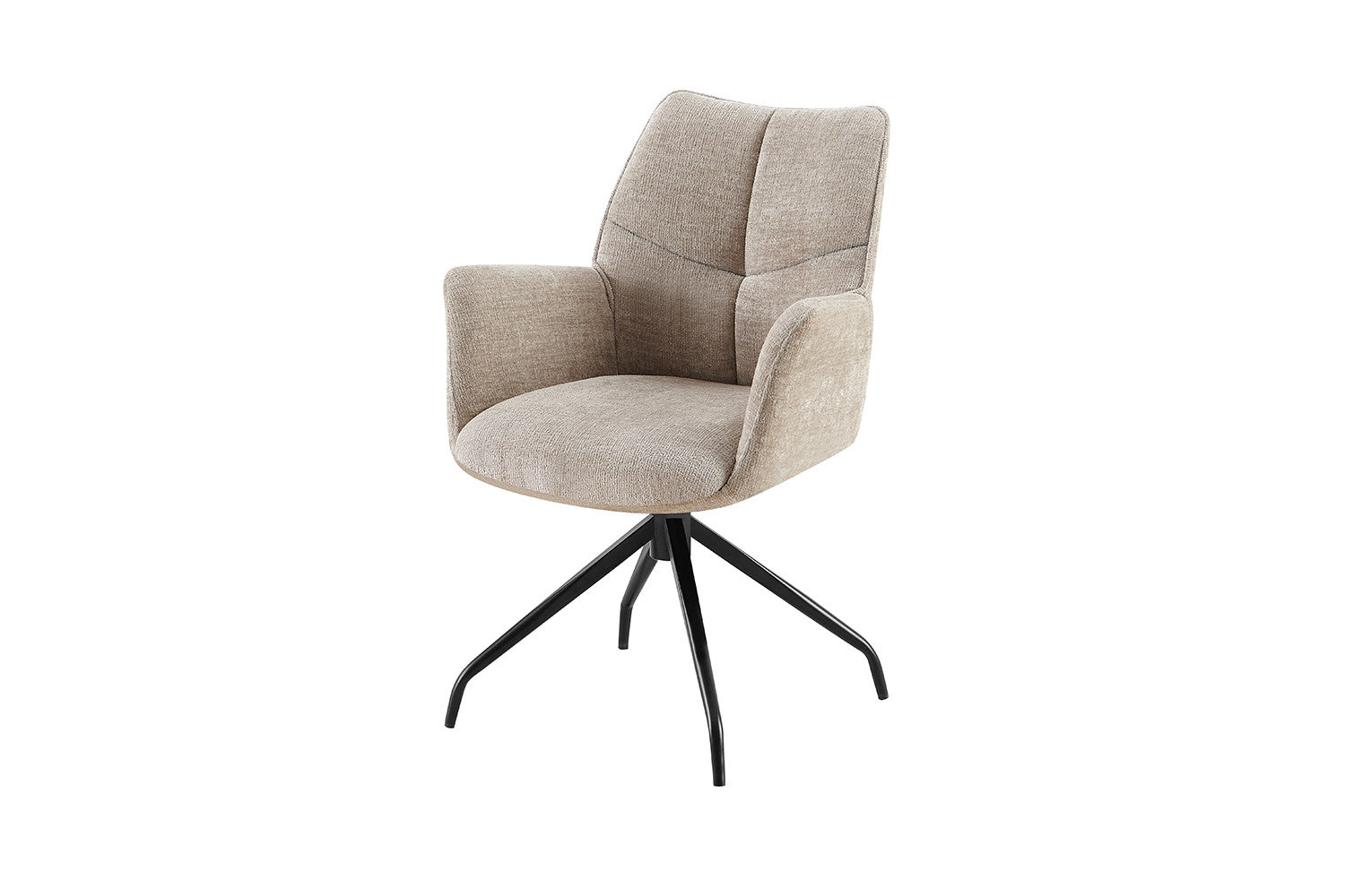 Stoel 'Lamor' Draaibaar tot 0 Stof Davis Perfect Harmony 04 Zand