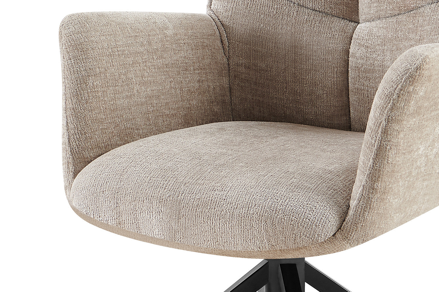 Stoel 'Lamor' Draaibaar tot 0 Stof Davis Perfect Harmony 04 Zand