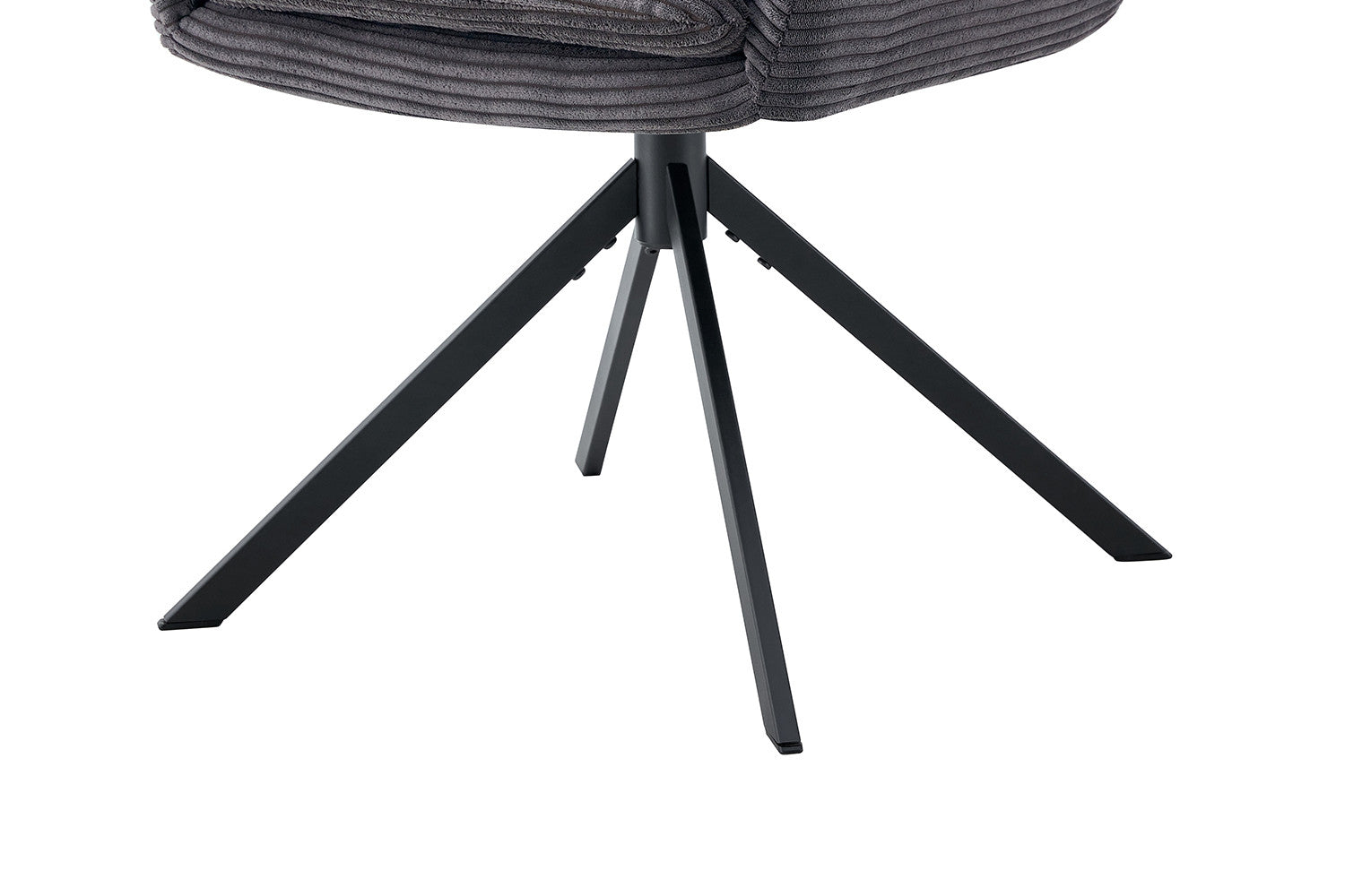 Stoel 'Luna' Draaibaar tot 0 Corduroy Fabb Hyper 16 Grijs