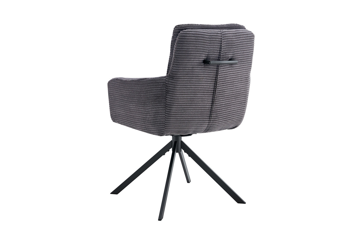 Stoel 'Luna' Draaibaar tot 0 Corduroy Fabb Hyper 16 Grijs