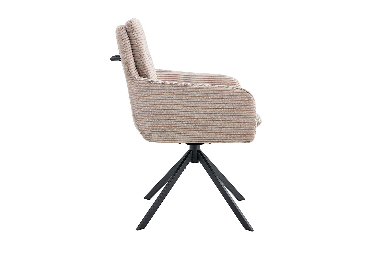 Stoel 'Luna' Draaibaar tot 0 Corduroy Fabb Hyper 38 Zand