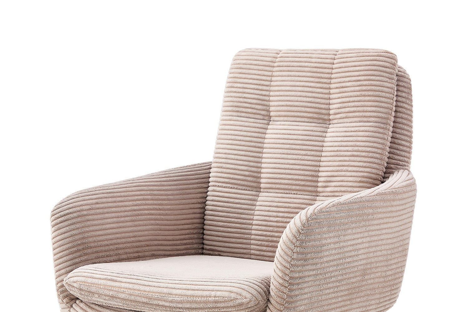 Stoel 'Luna' Draaibaar tot 0 Corduroy Fabb Hyper 38 Zand