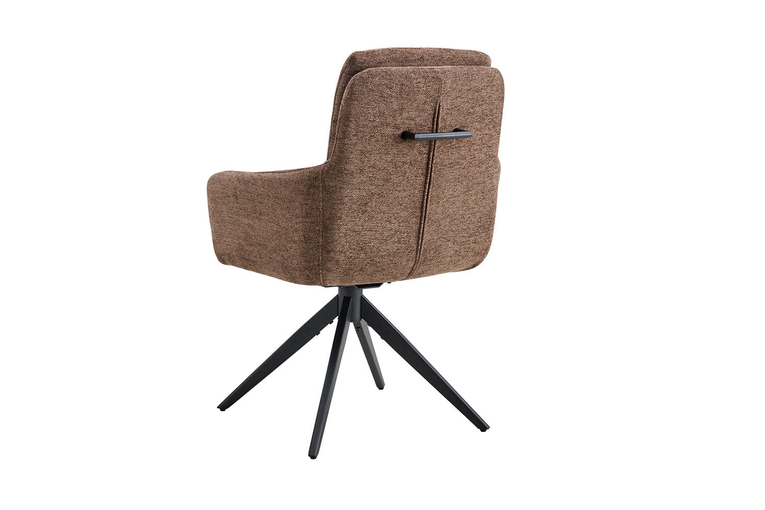 Stoel 'Lisold' Draaibaar tot 0 Stof Fabb Raven 45 Bruin