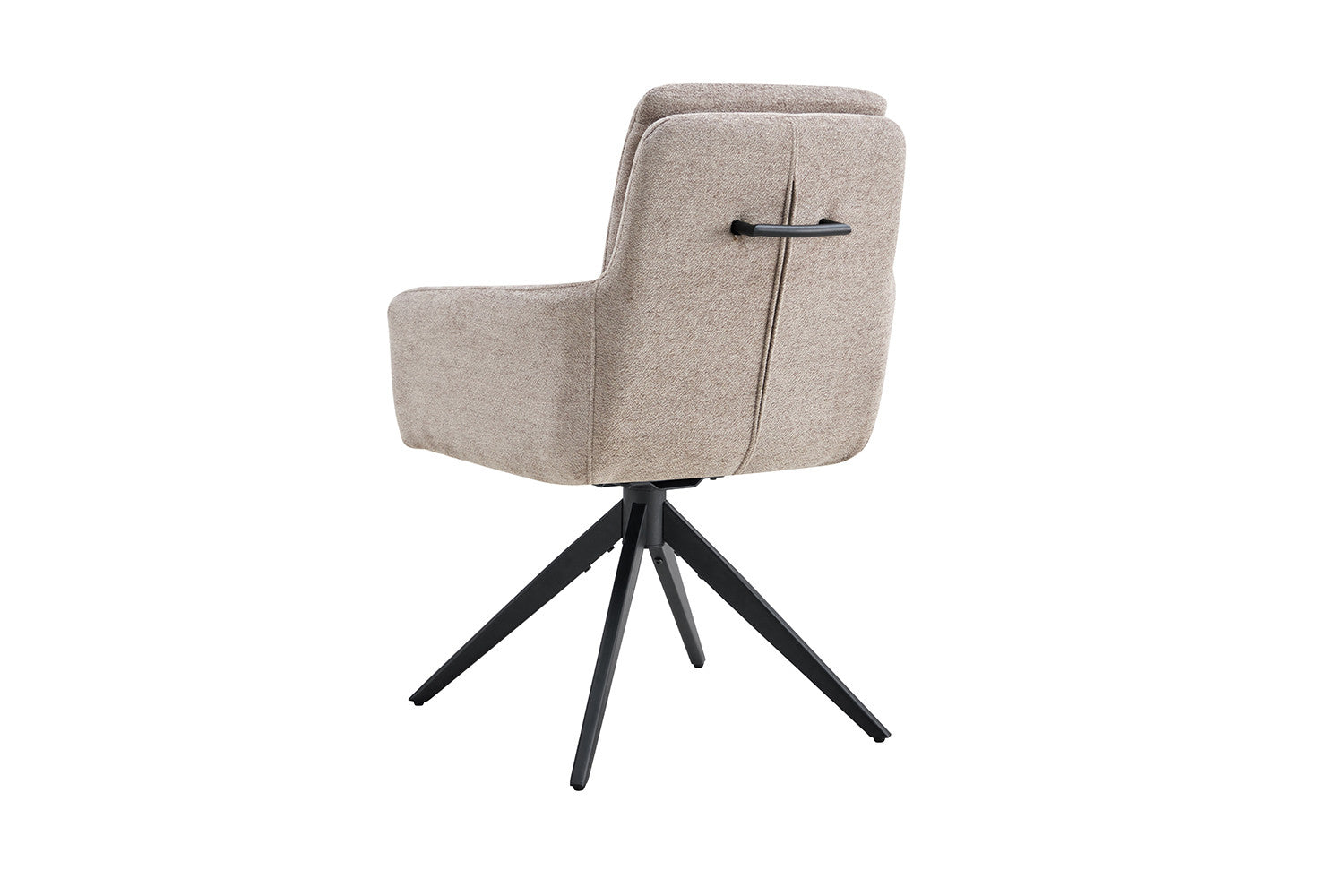 Stoel 'Lisold' Draaibaar tot 0 Stof Fabb Raven 30 Zand