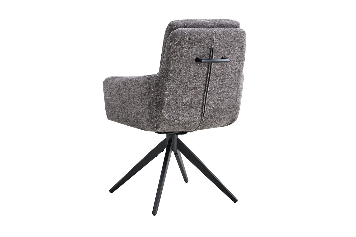 Stoel 'Lisold' Draaibaar tot 0 Stof Fabb Raven 13 Donkergrijs
