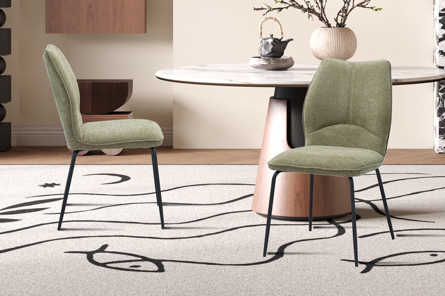 Stoel 'Lara' Stof Ote Zee 173 Zand