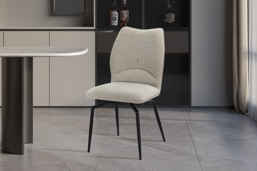 Stoel 'Lara' Draaibaar tot 0 Stof Ote Sea 140 Ecru