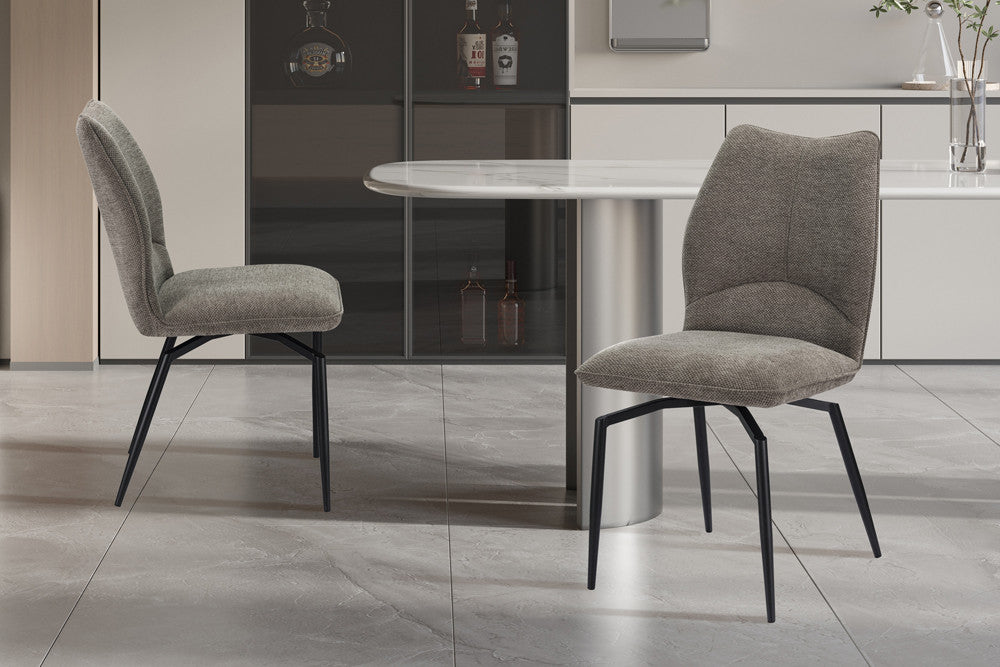 Stoel 'Lara' Draaibaar tot 0 Stof Ote Sea 173 Zand