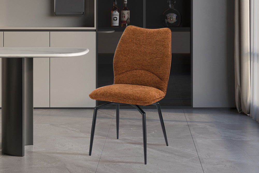 Stoel 'Lara' Draaibaar tot 0 Stof Ote Sea 500 Roest