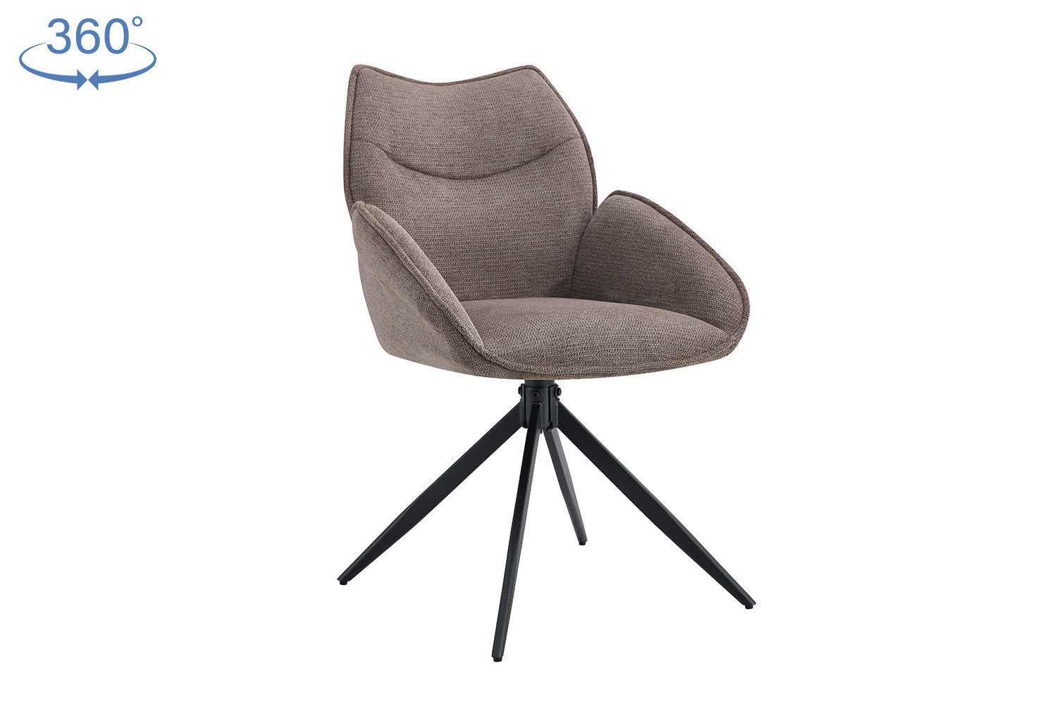 Stoel 'Mahi' Draaibaar tot 0 Stof Ote Share 400 Peper